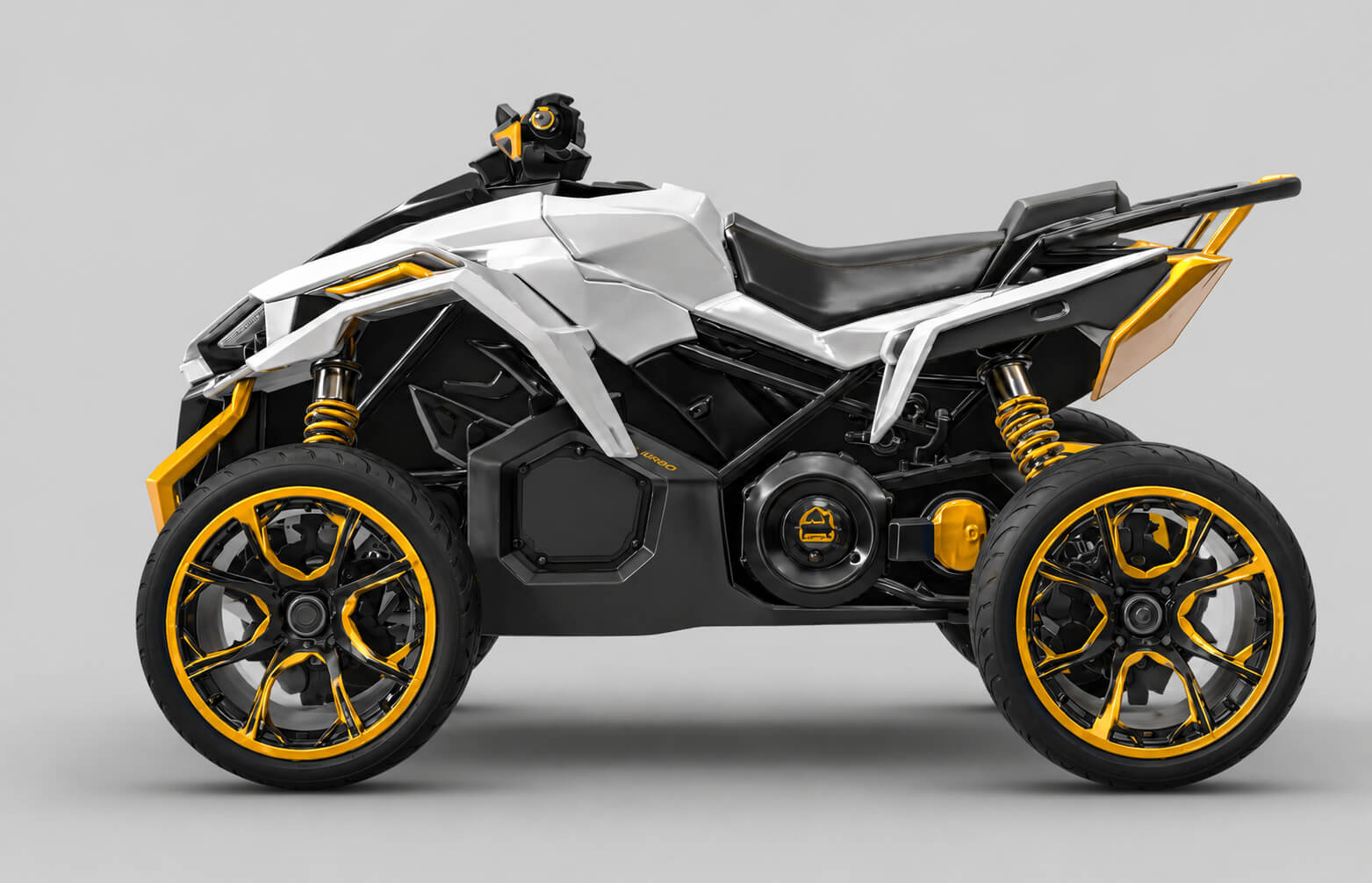 Futuristic High-Performance ATV Quad Bike 3D Model