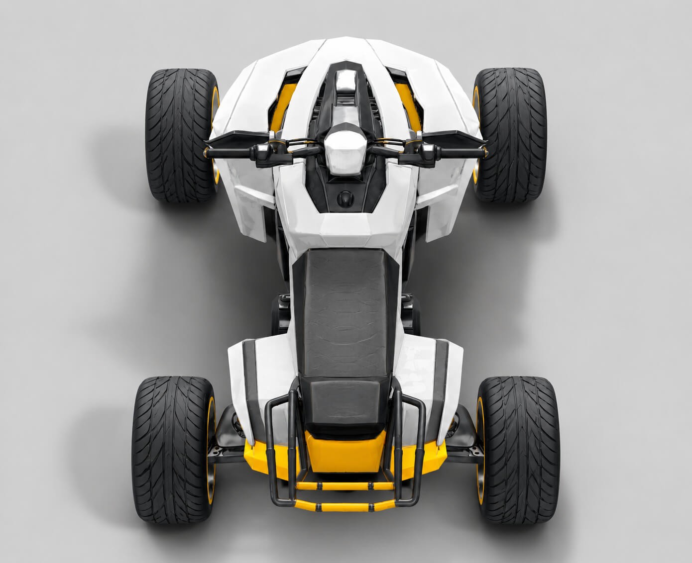 Futuristic High-Performance ATV Quad Bike 3D Model