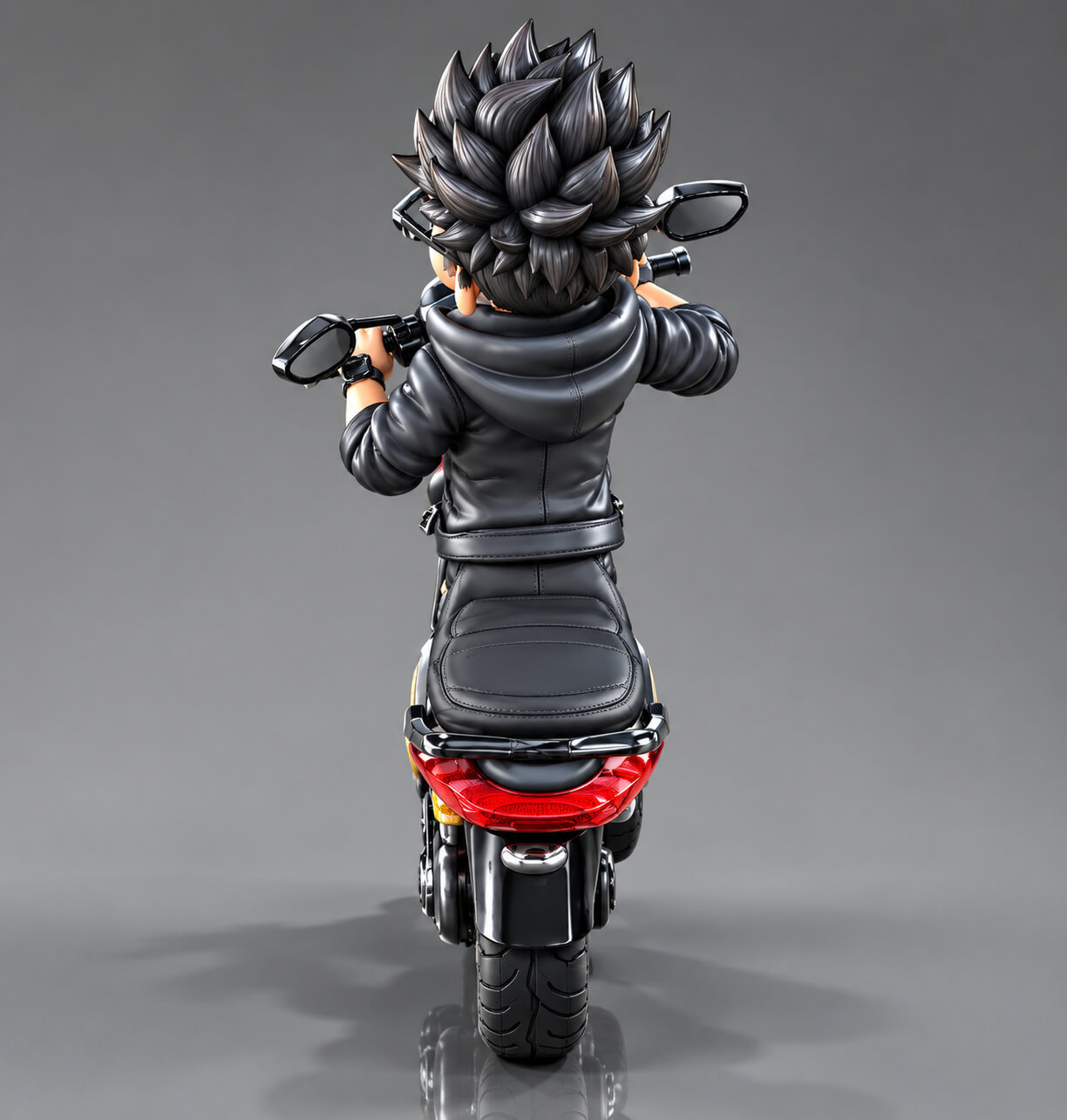 Stylish Cartoon Rider 3D Model