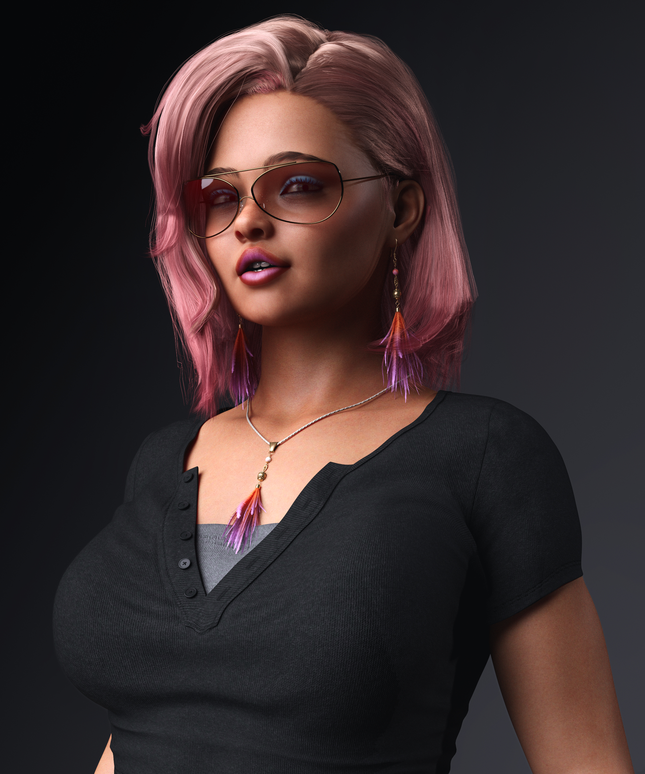 Elisabetta 3D Render, Digital Artwork by USB