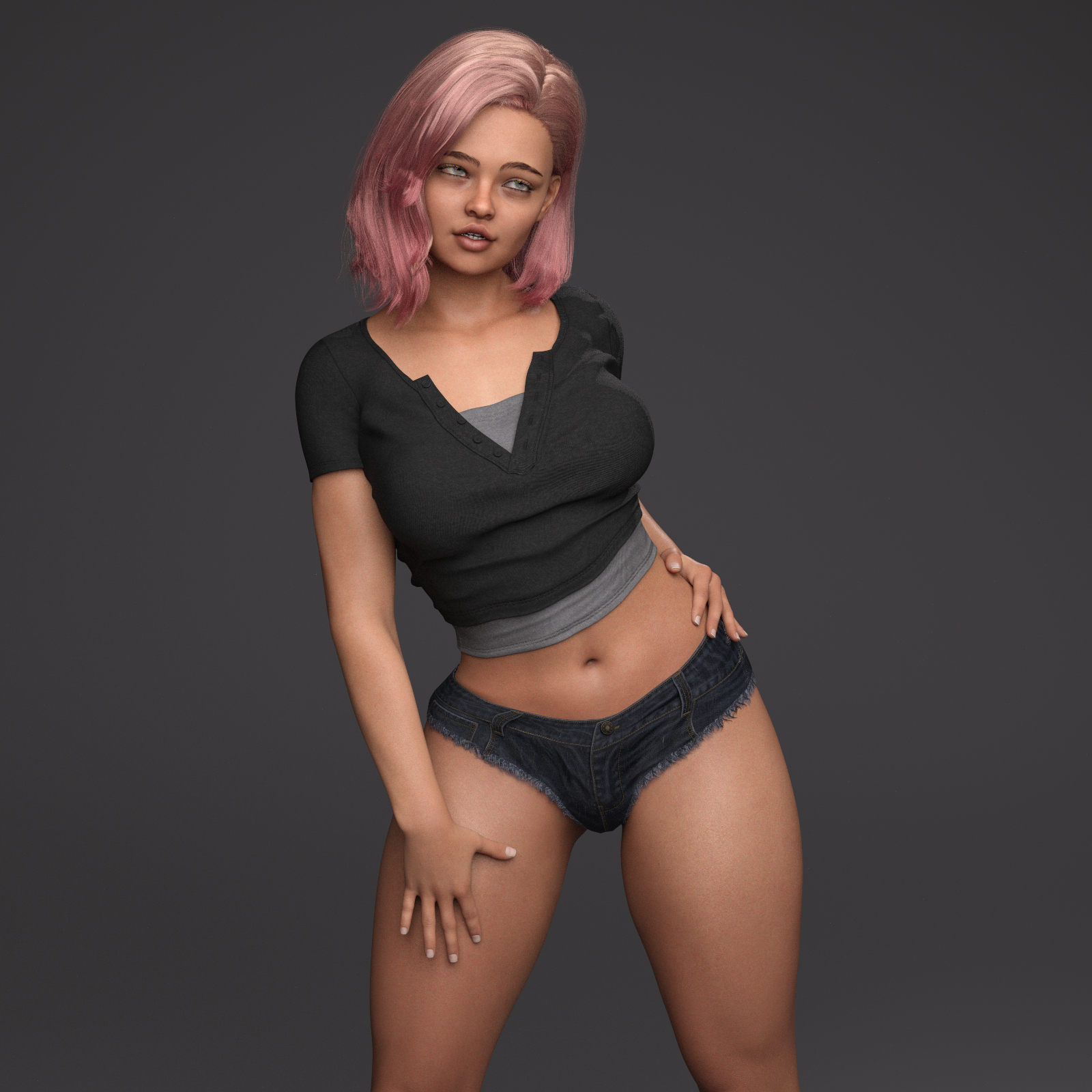 Elisabetta 3D Render, Digital Artwork by USB