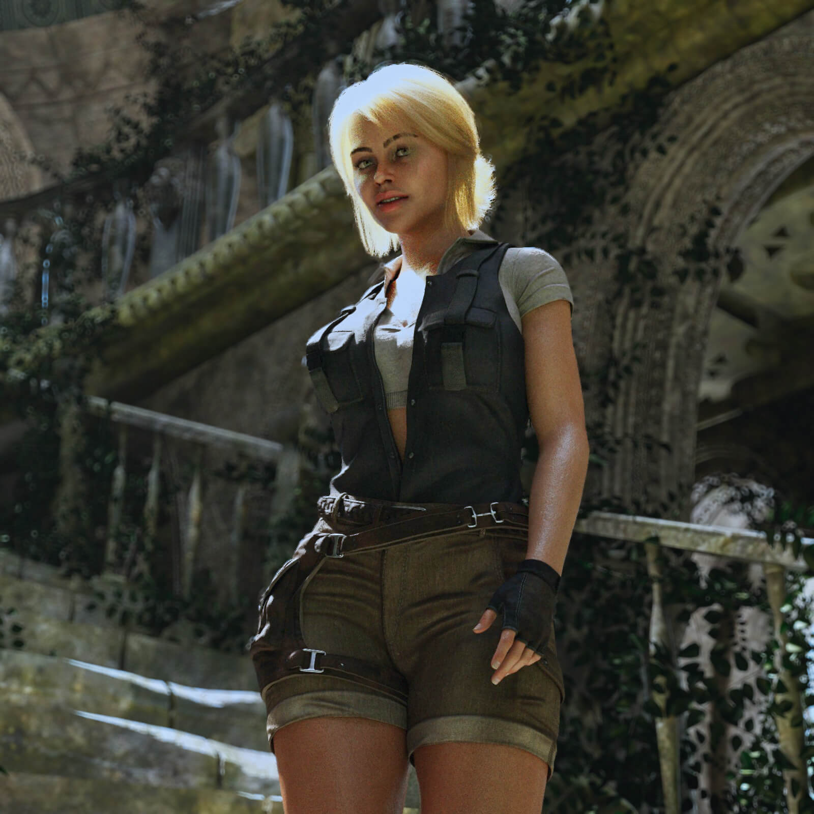 Hadasha for Genesis 8 Female 3D Render, Digital Artwork by USB