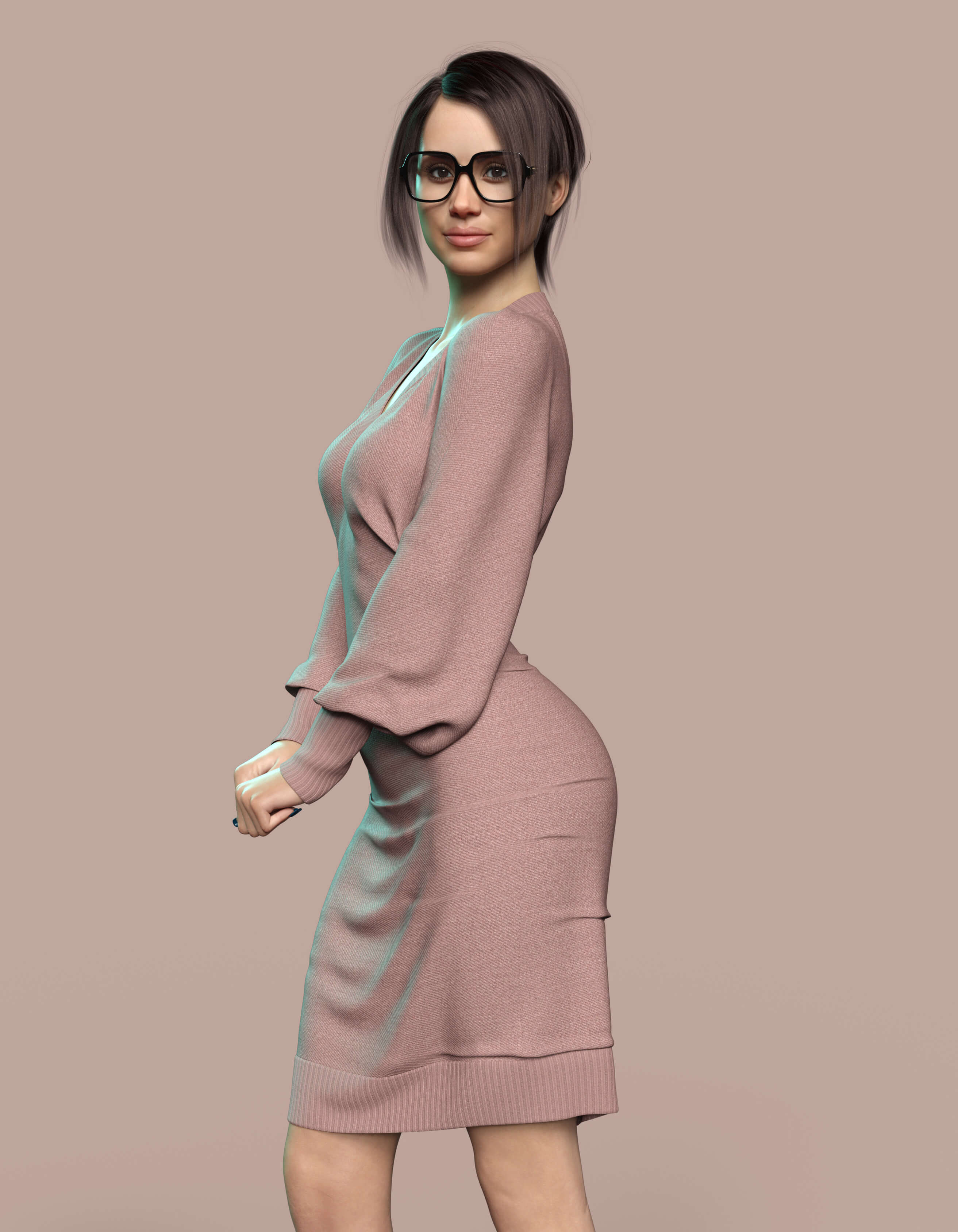 Everyday Autumn Dress for G8F and G8.1F Daz Content