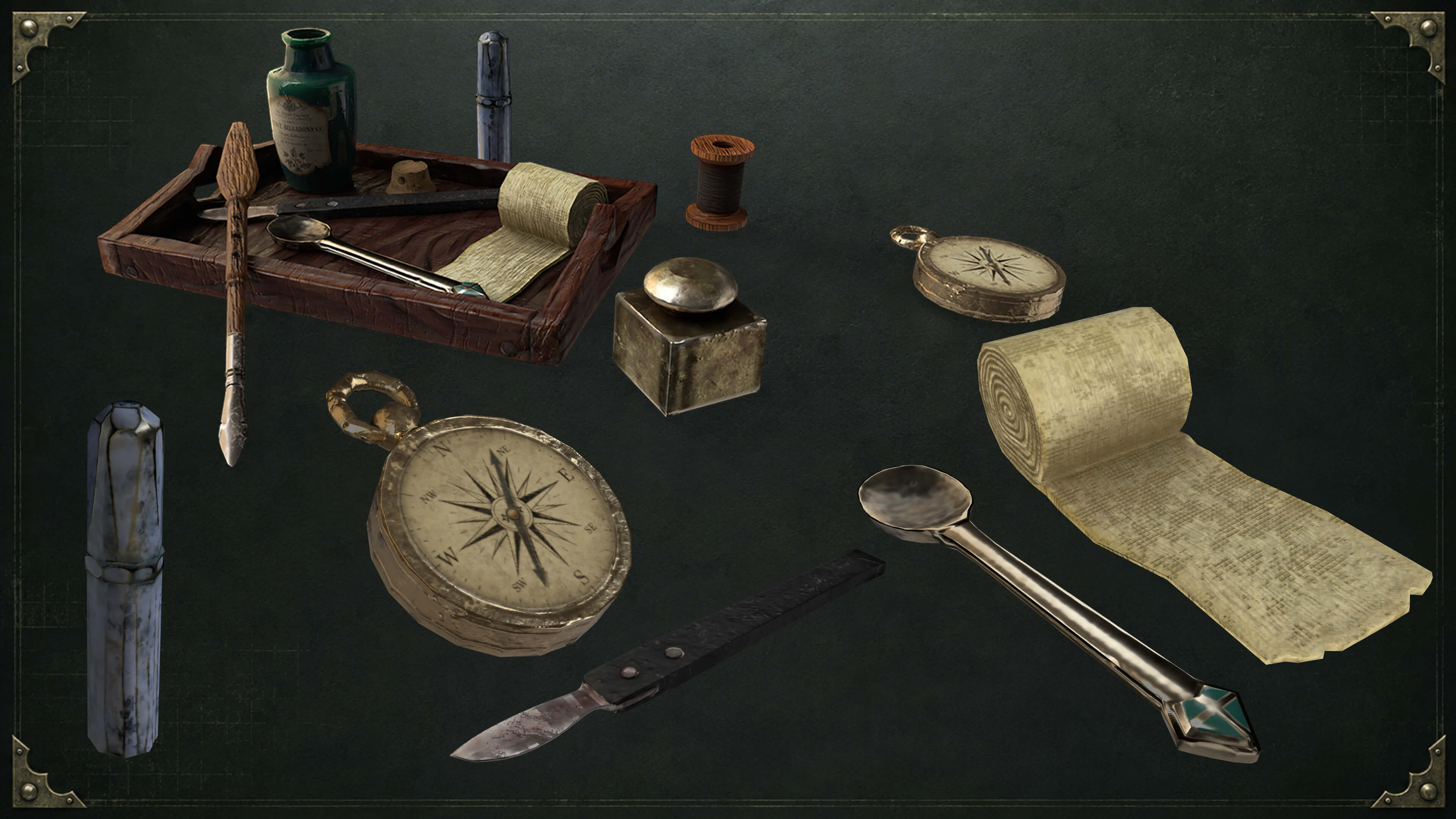 Dr. Elias Crowe&rsquos Traveling Bag 3D Model