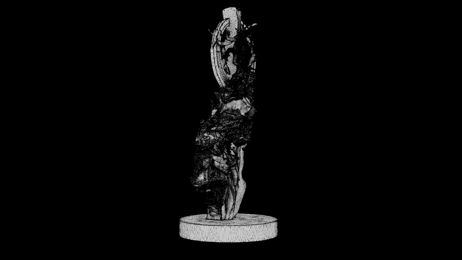 Abstract Sculpture - Celestial Fragment 3D Model