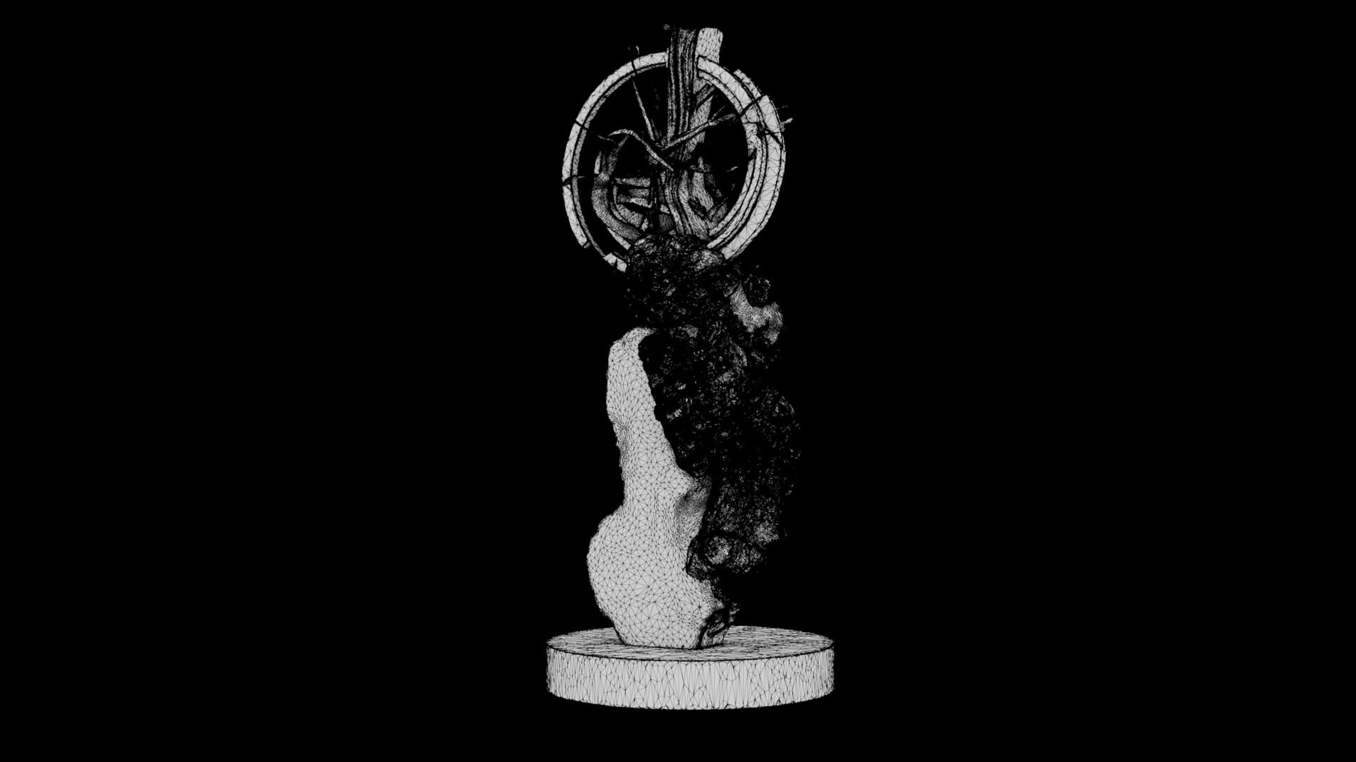 Abstract Sculpture - Celestial Fragment 3D Model