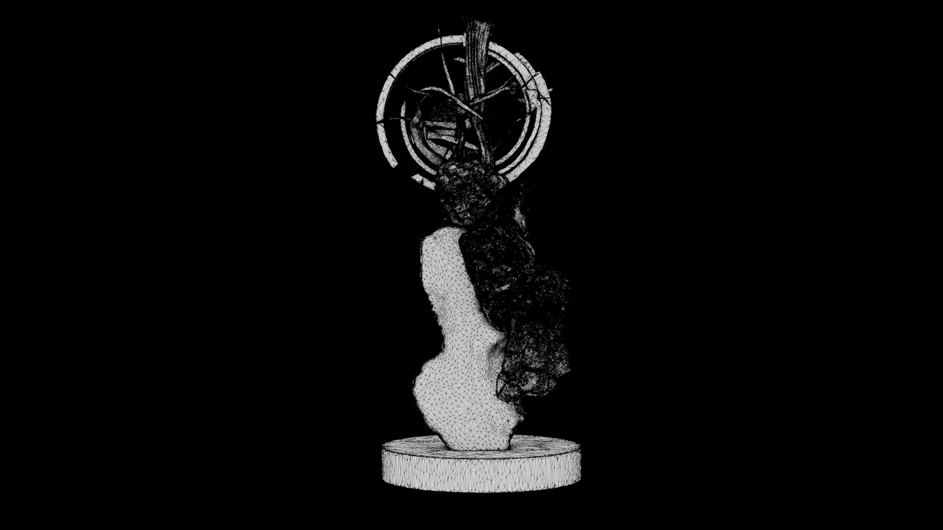 Abstract Sculpture - Celestial Fragment 3D Model