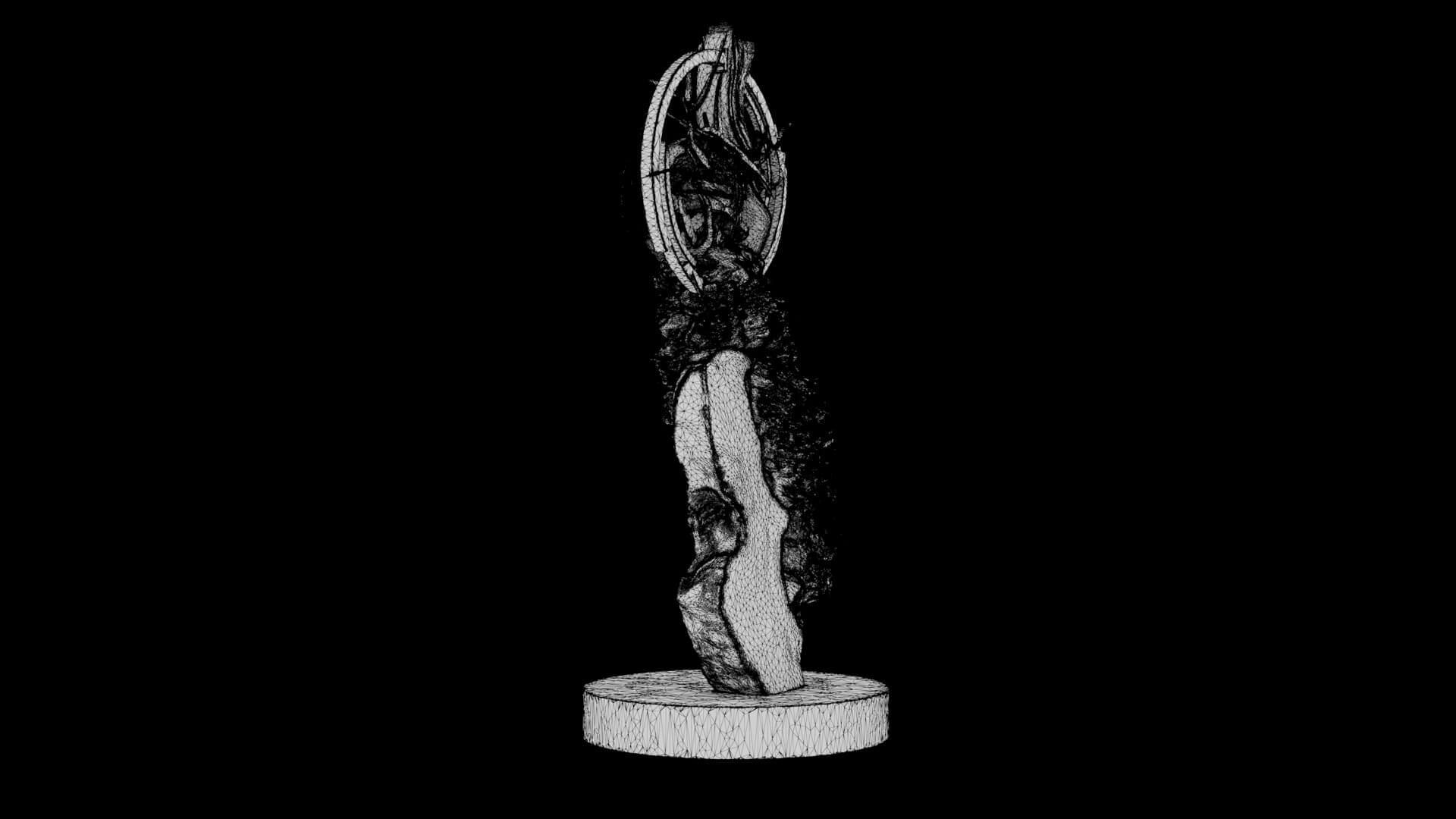 Abstract Sculpture - Celestial Fragment 3D Model