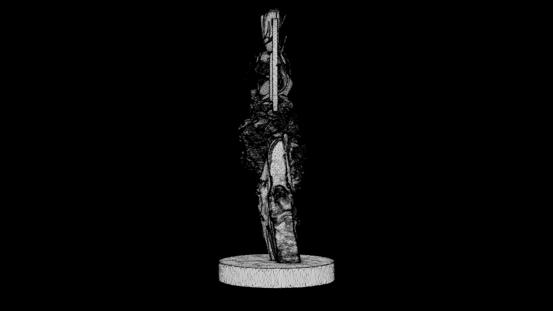 Abstract Sculpture - Celestial Fragment 3D Model