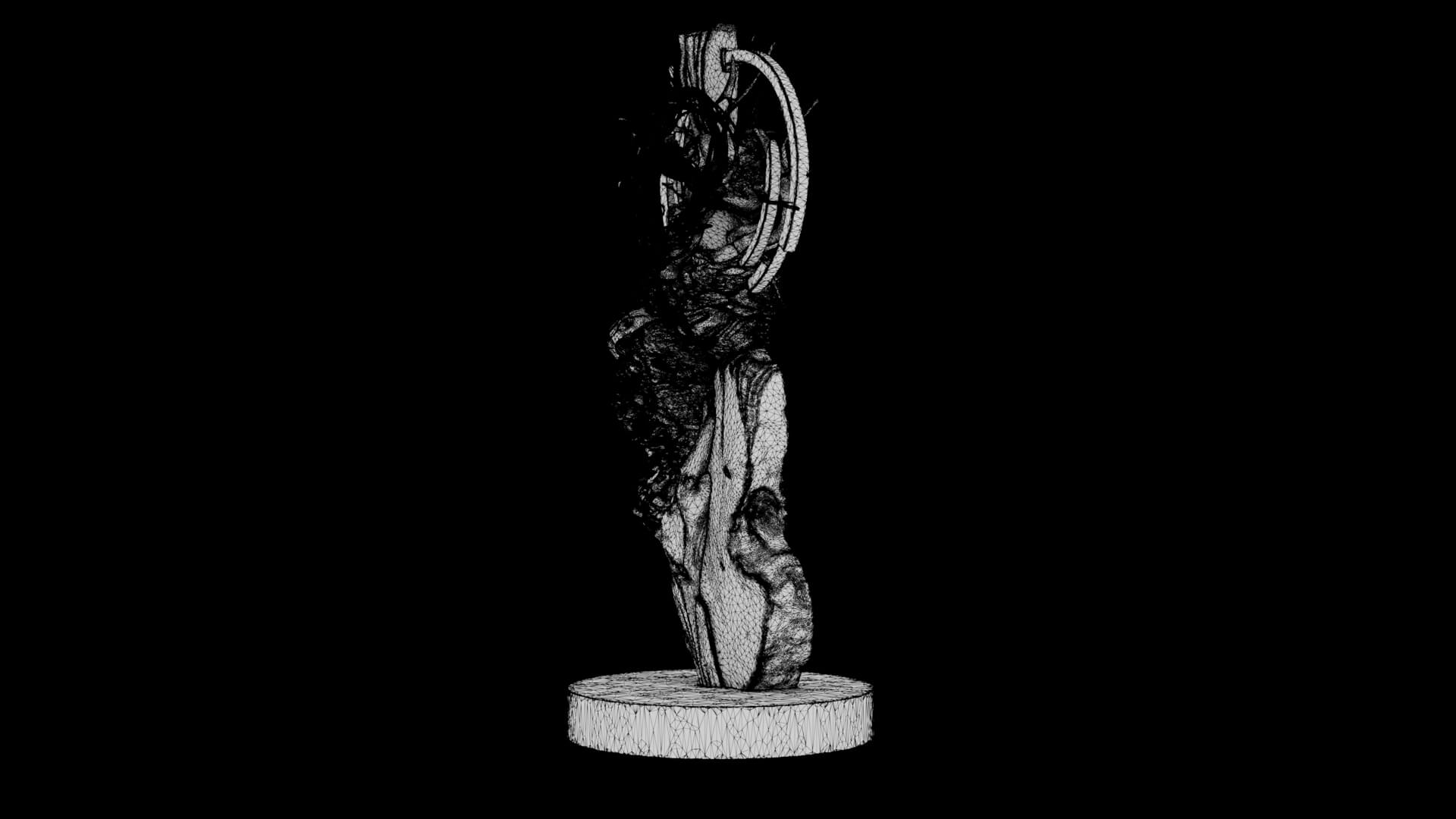 Abstract Sculpture - Celestial Fragment 3D Model