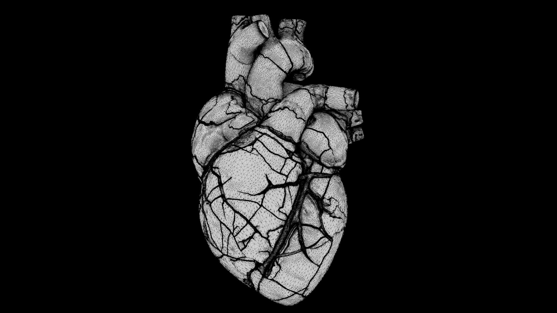Abstract Sculpture - Kintsugi - Broken Heart 3D Model