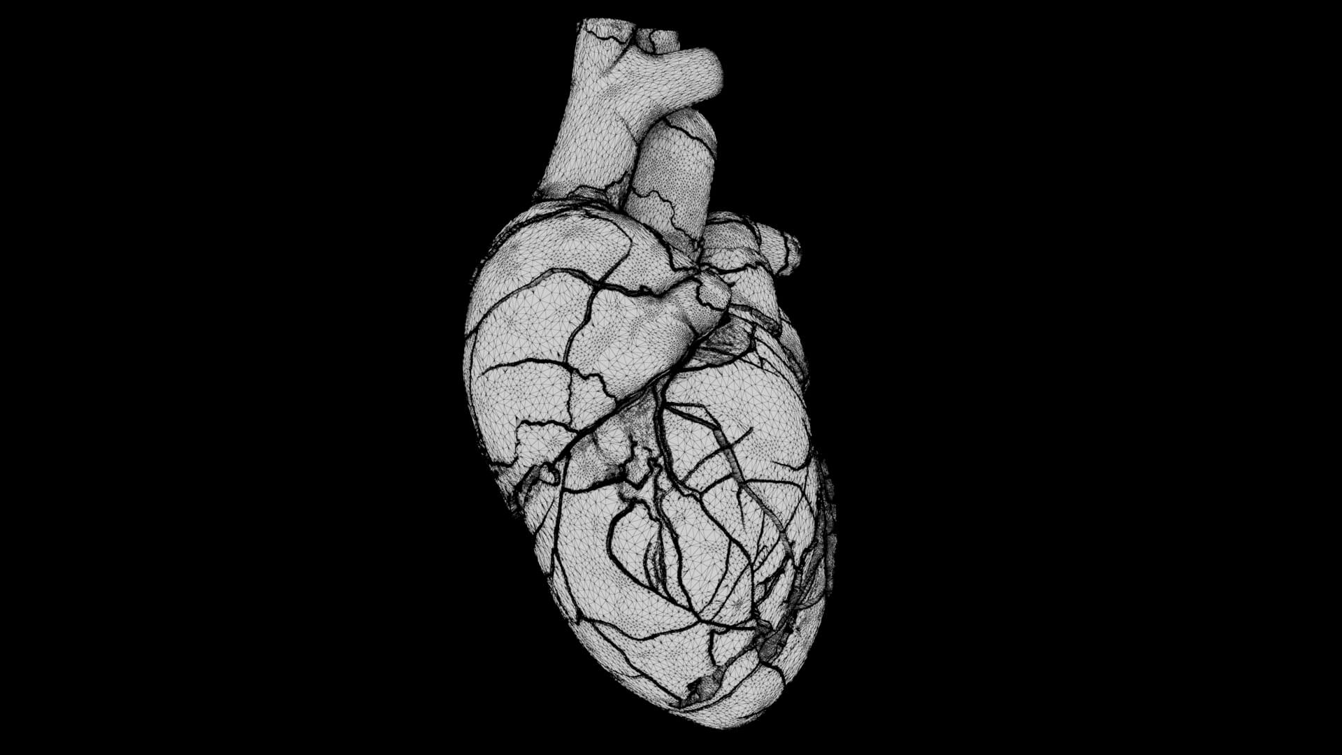 Abstract Sculpture - Kintsugi - Broken Heart 3D Model