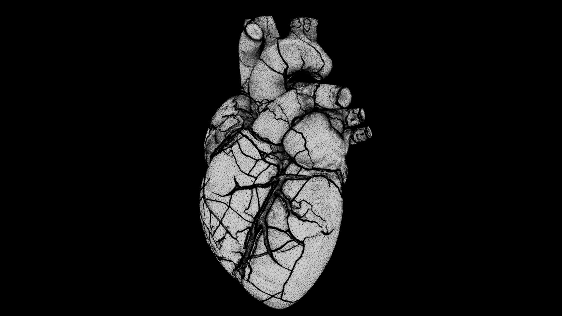 Abstract Sculpture - Kintsugi - Broken Heart 3D Model