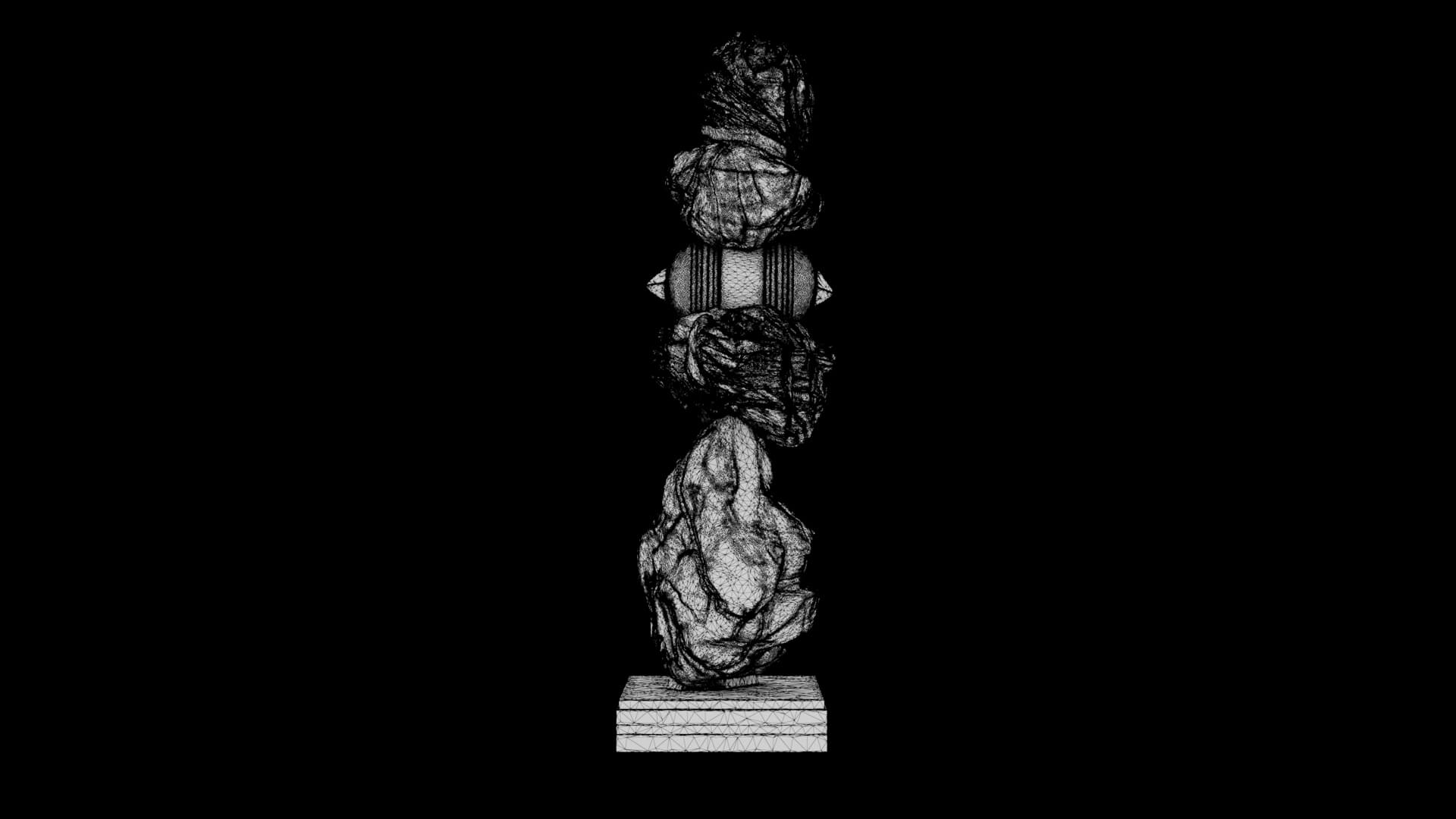Abstract Sculpture - Singularity Oracle 3D Model