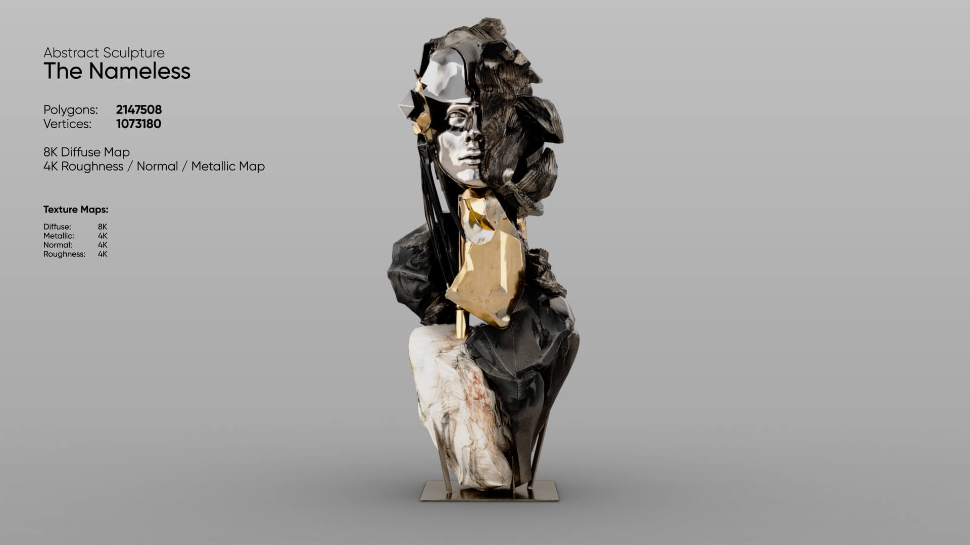 Abstract Sculpture - The Nameless 3D Model