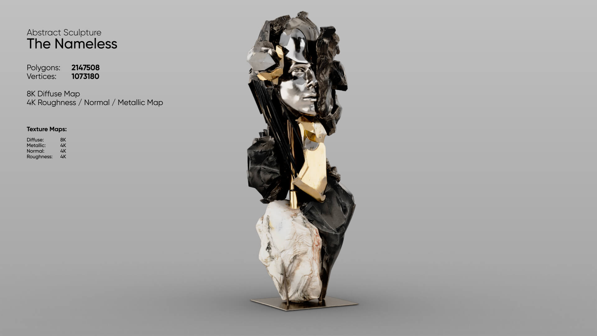 Abstract Sculpture - The Nameless 3D Model