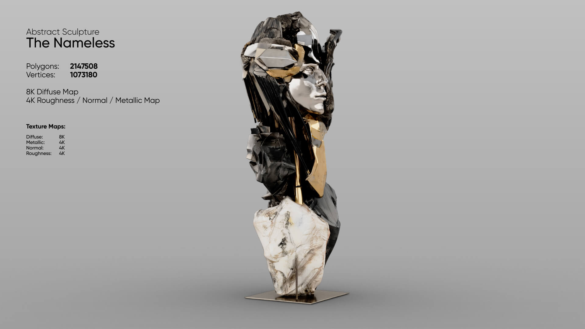 Abstract Sculpture - The Nameless 3D Model