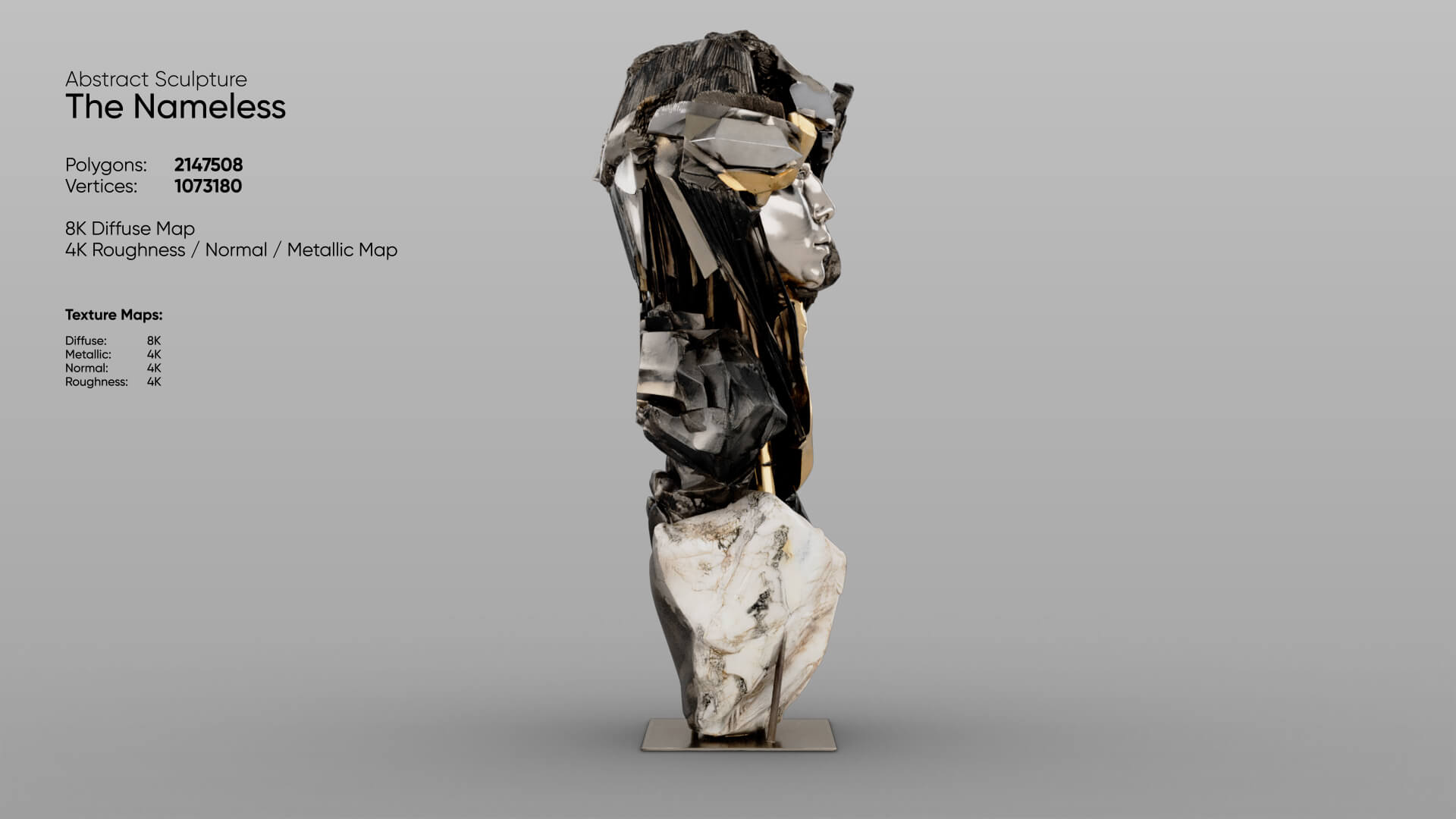 Abstract Sculpture - The Nameless 3D Model
