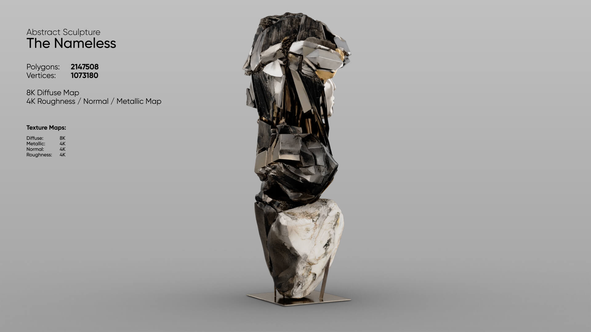 Abstract Sculpture - The Nameless 3D Model