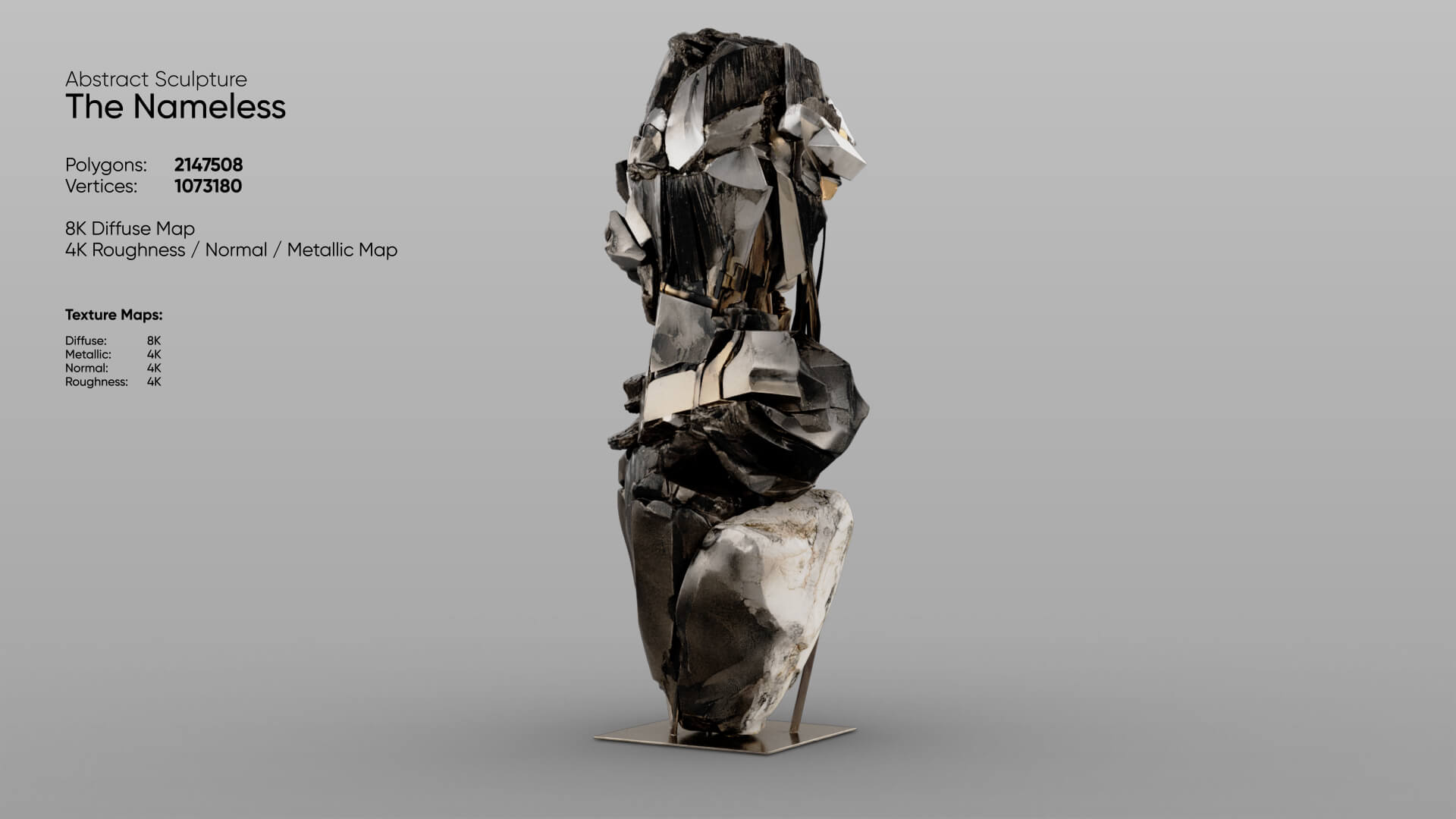 Abstract Sculpture - The Nameless 3D Model