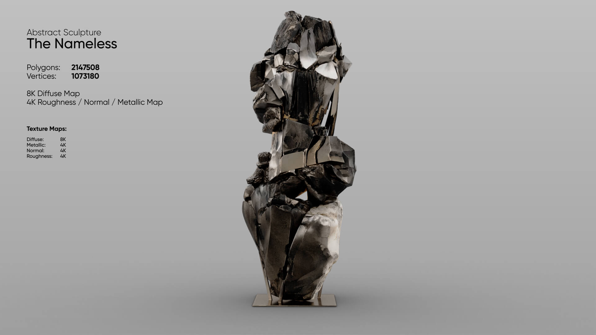 Abstract Sculpture - The Nameless 3D Model