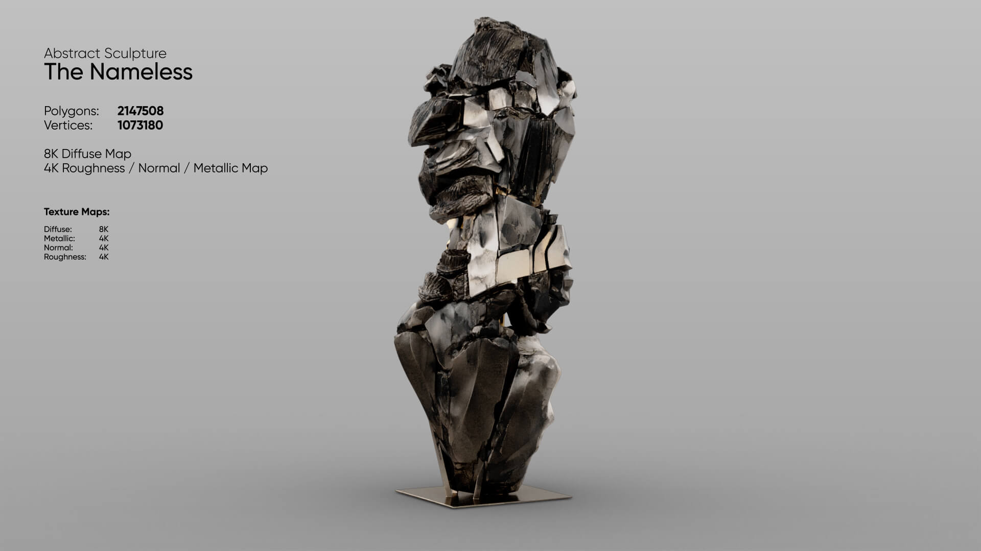 Abstract Sculpture - The Nameless 3D Model