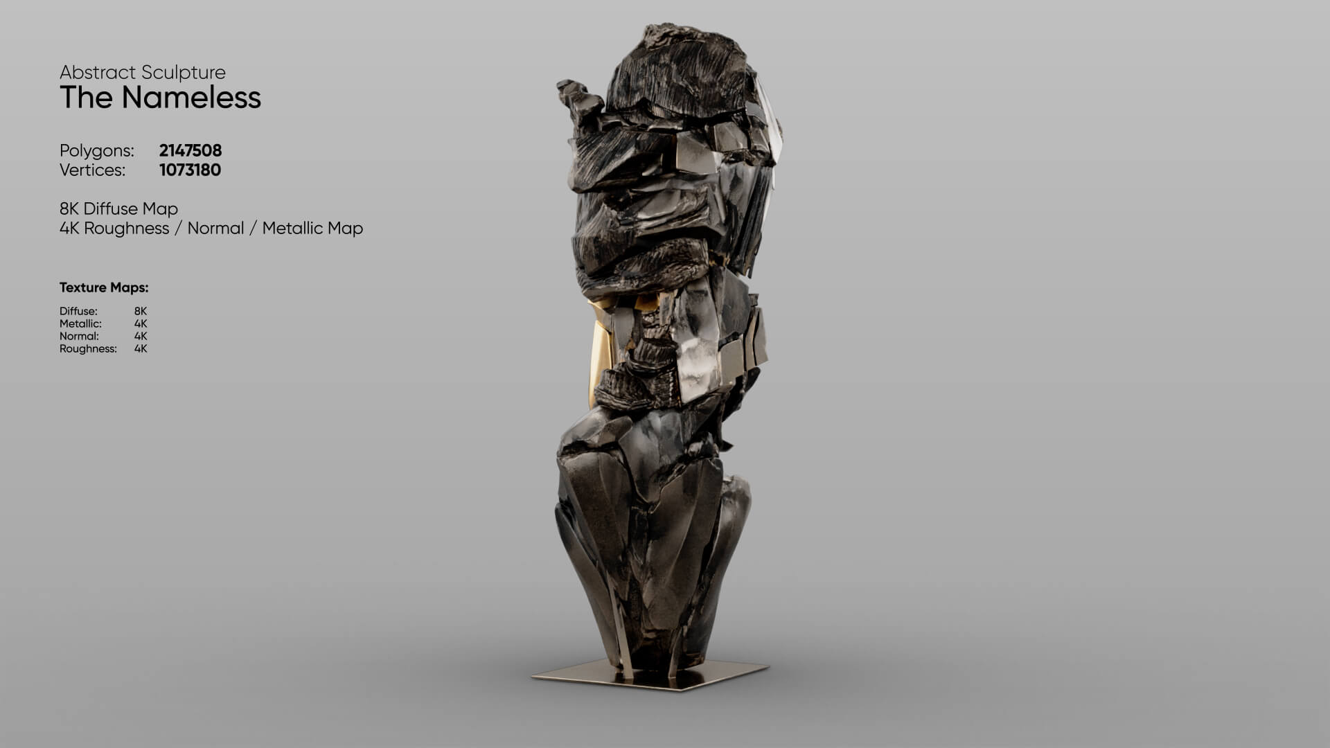 Abstract Sculpture - The Nameless 3D Model
