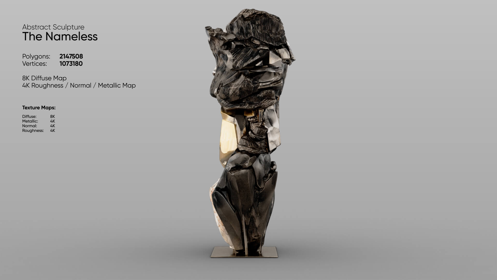 Abstract Sculpture - The Nameless 3D Model