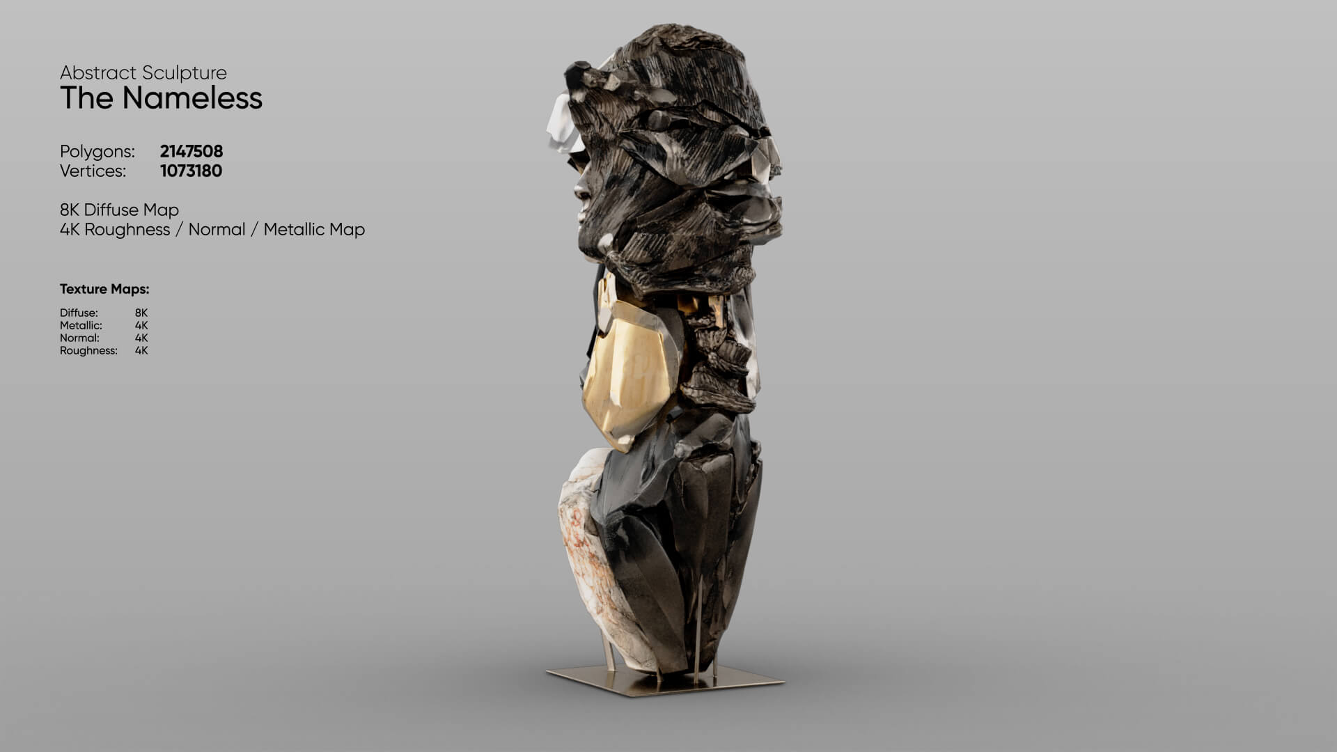 Abstract Sculpture - The Nameless 3D Model