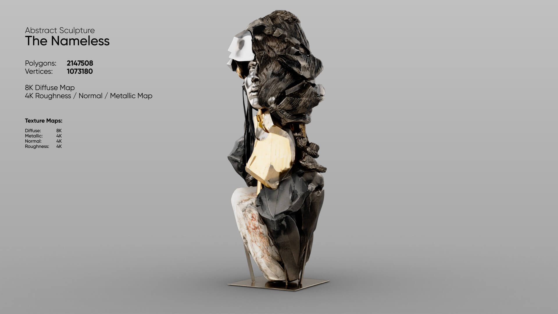 Abstract Sculpture - The Nameless 3D Model