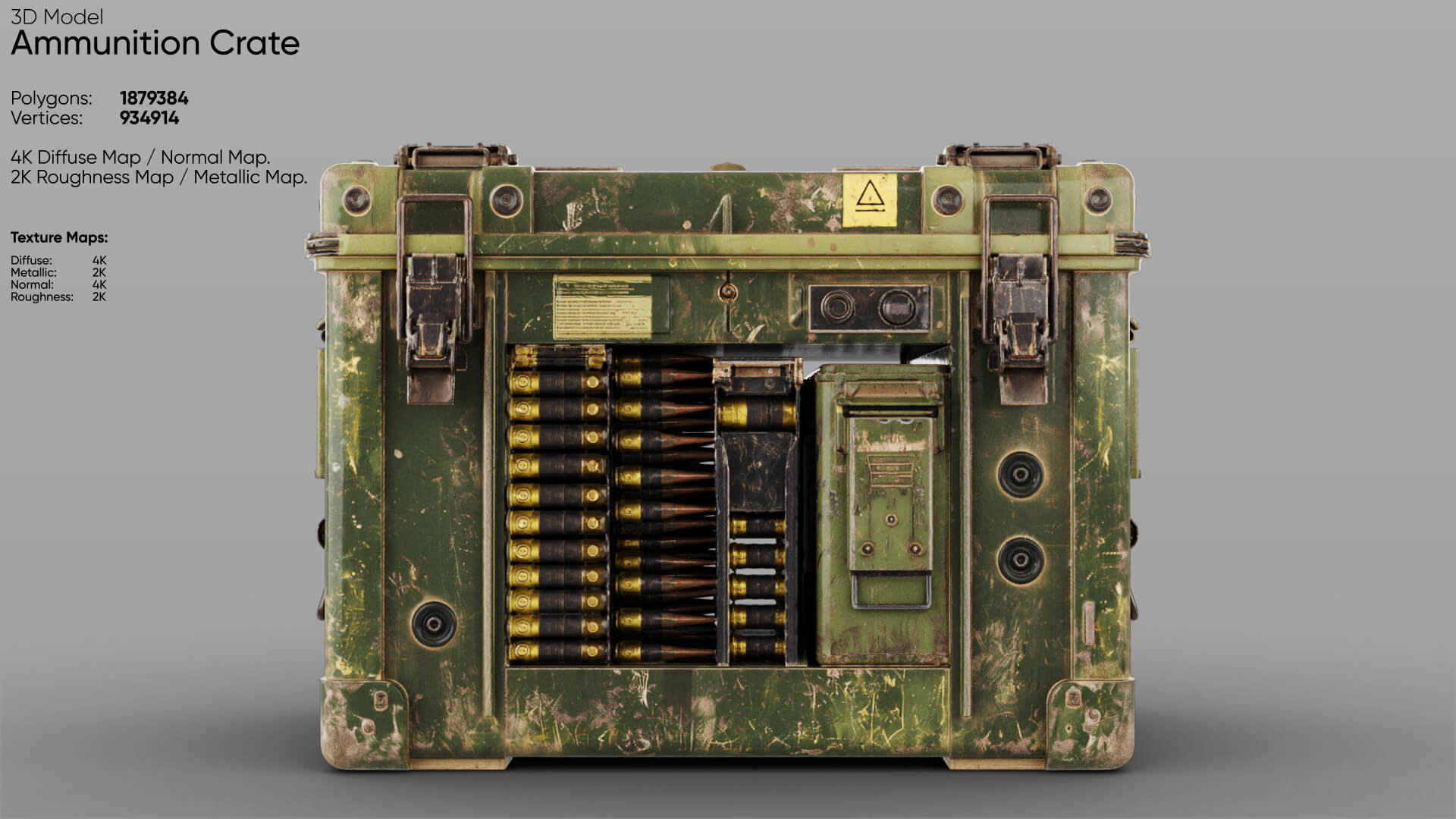 Ammunition Crate 3D Model