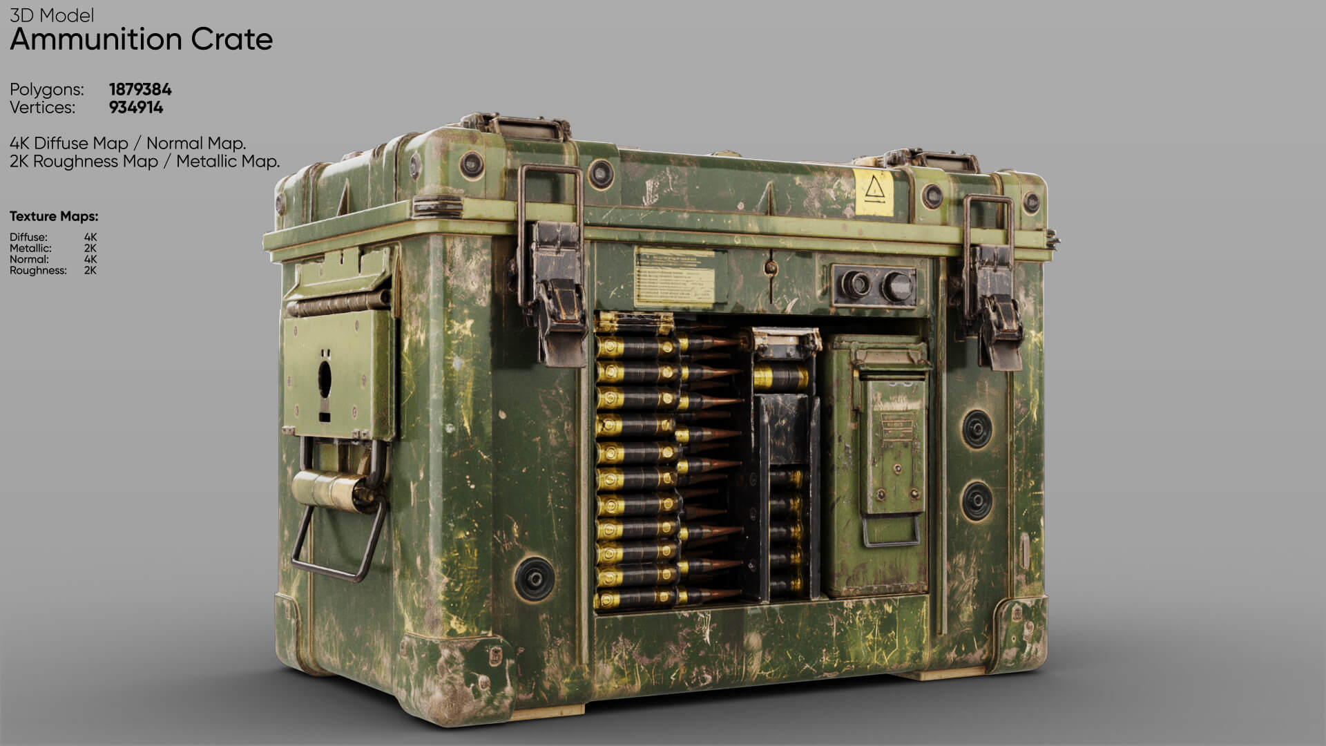 Ammunition Crate 3D Model