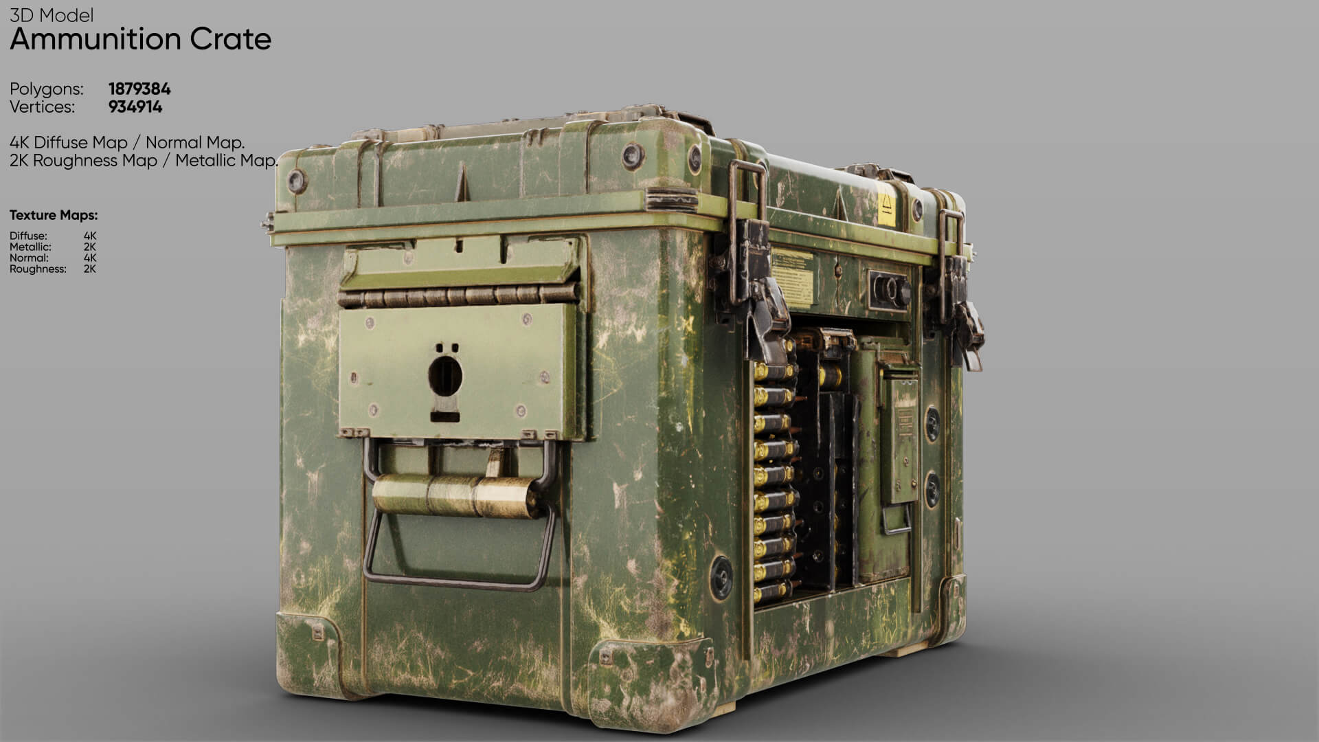 Ammunition Crate 3D Model