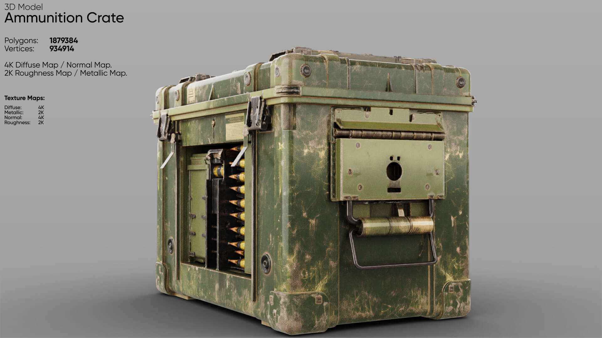 Ammunition Crate 3D Model