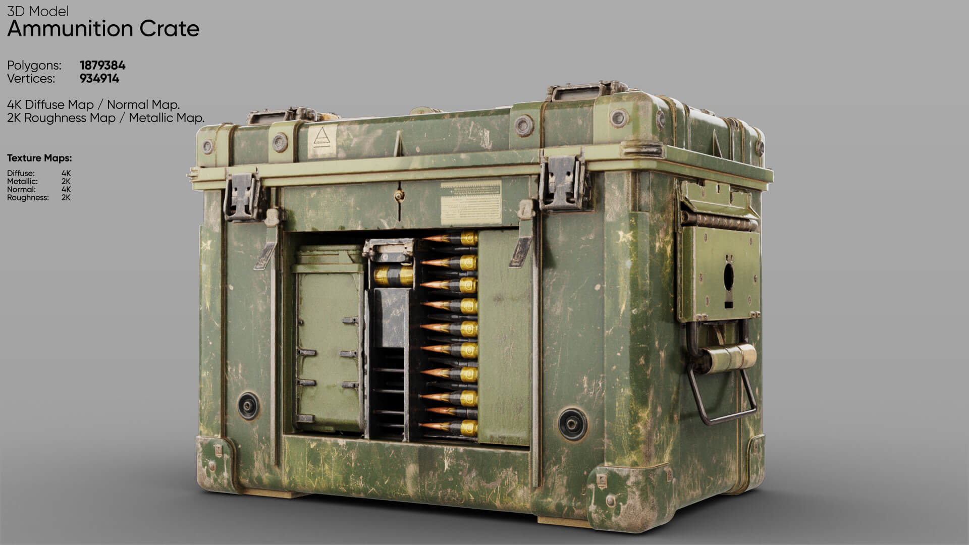 Ammunition Crate 3D Model