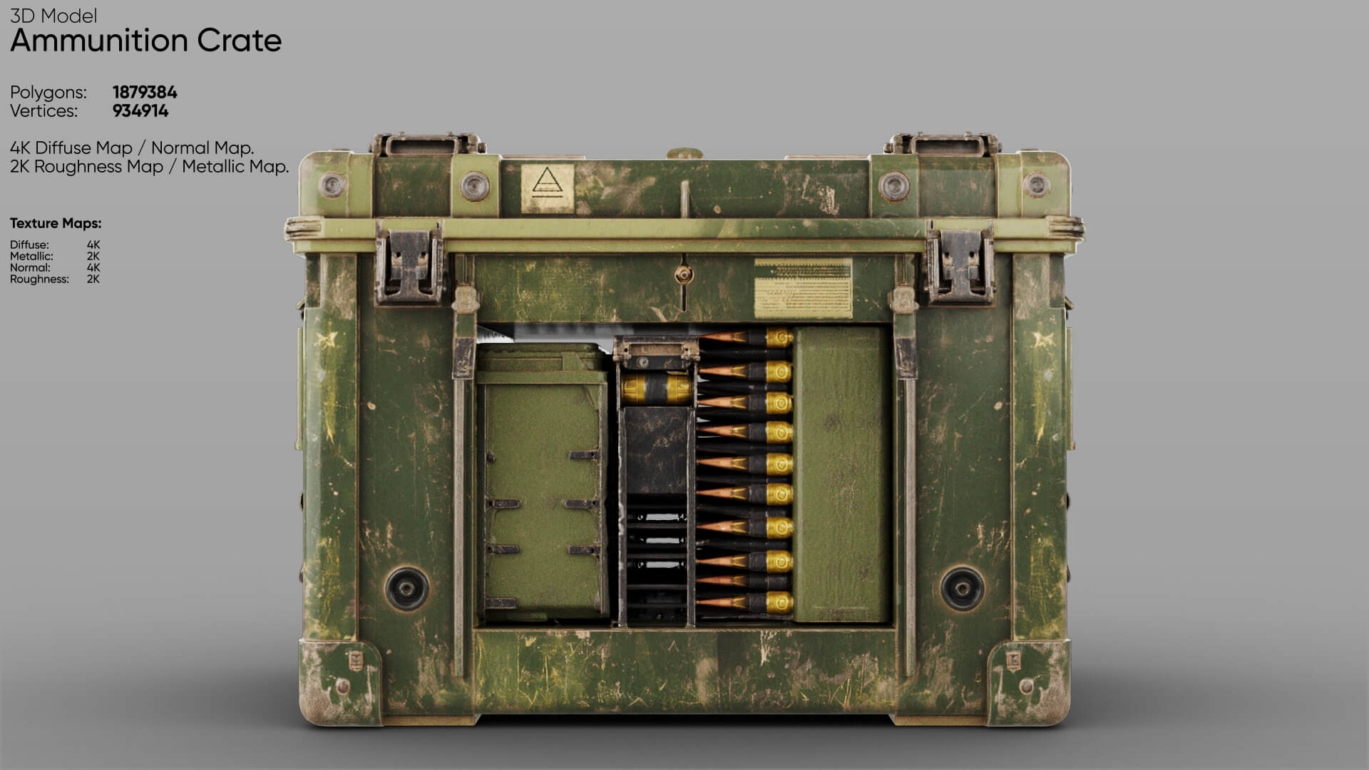 Ammunition Crate 3D Model