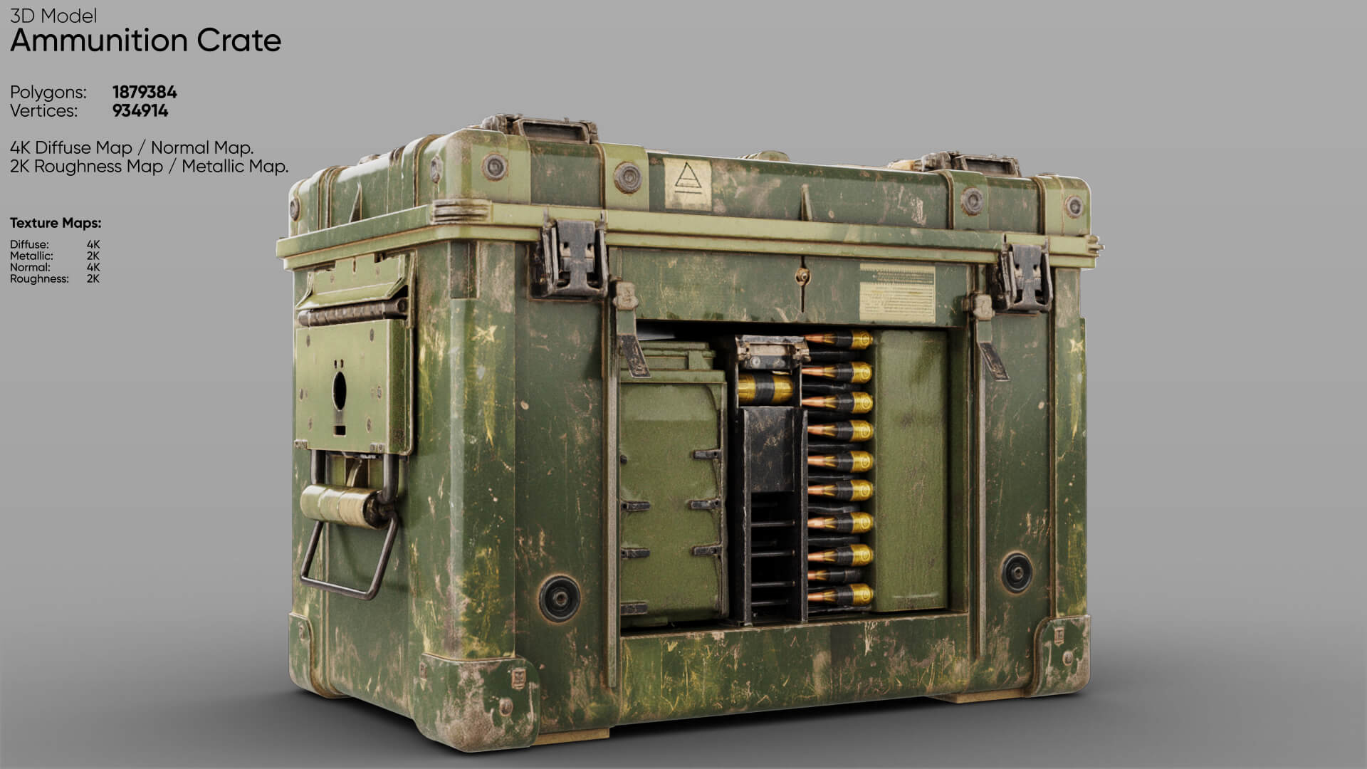 Ammunition Crate 3D Model