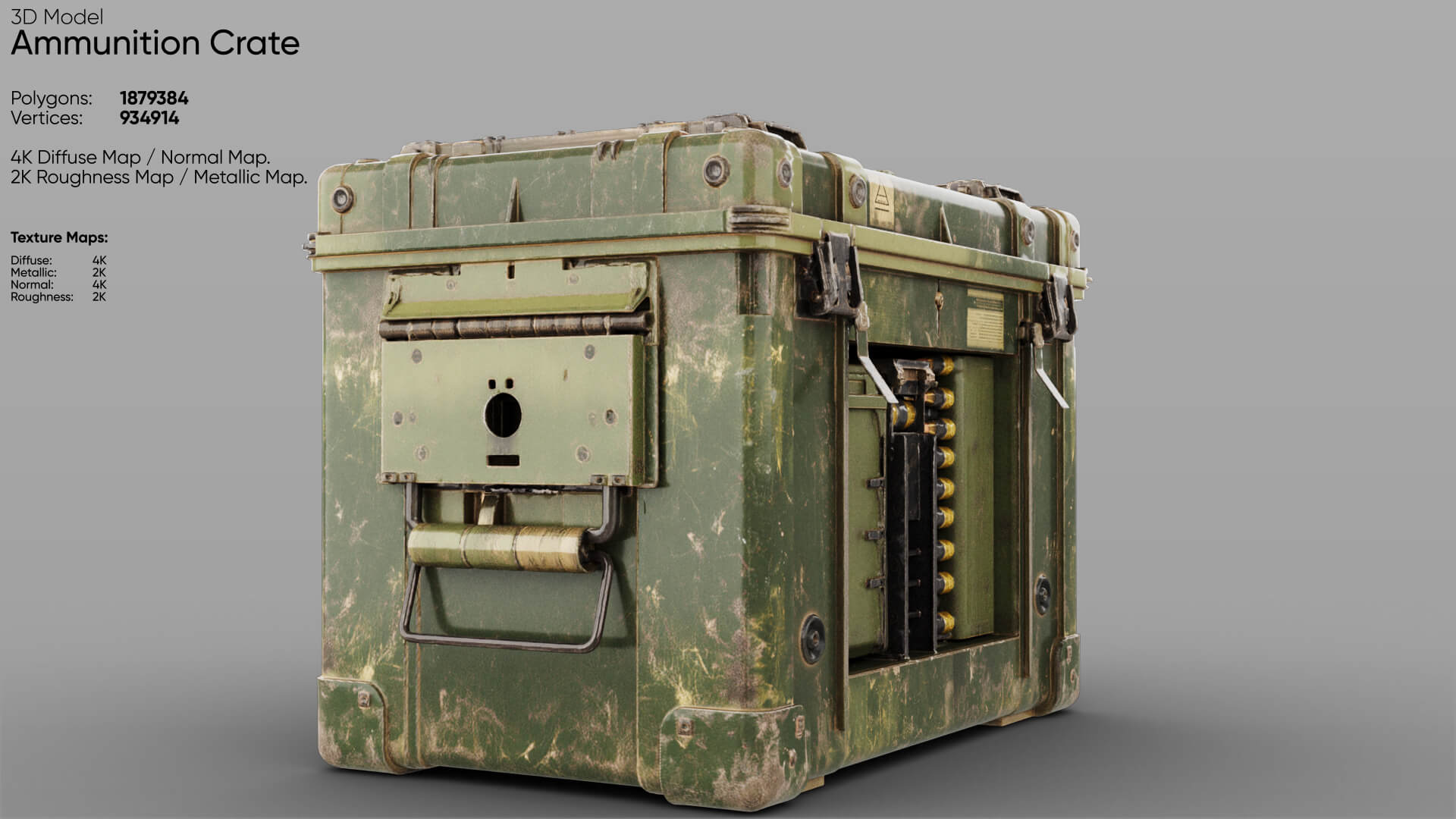 Ammunition Crate 3D Model