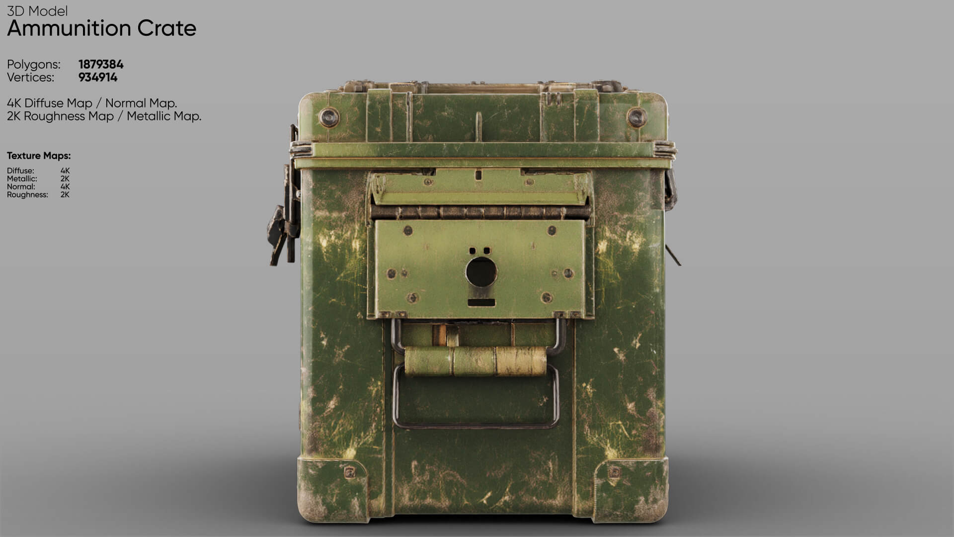 Ammunition Crate 3D Model