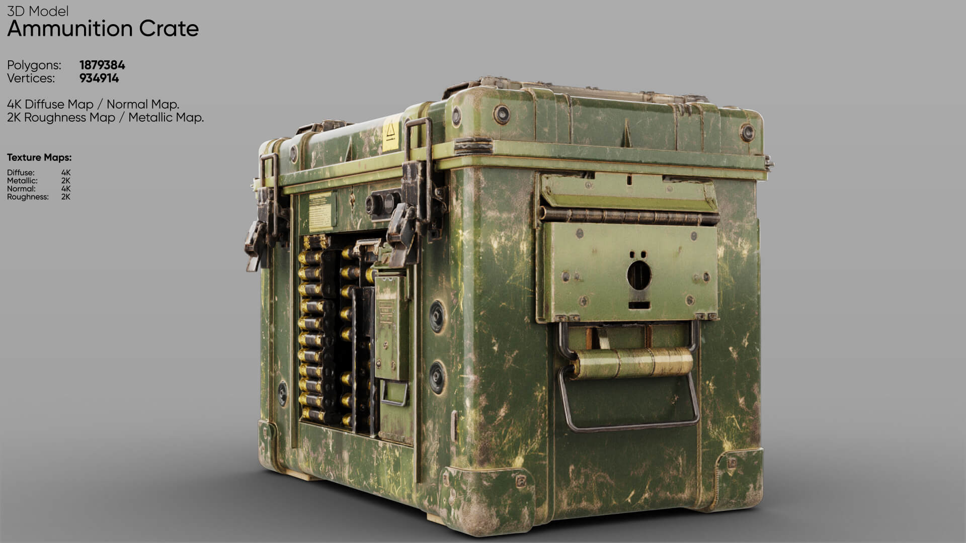 Ammunition Crate 3D Model
