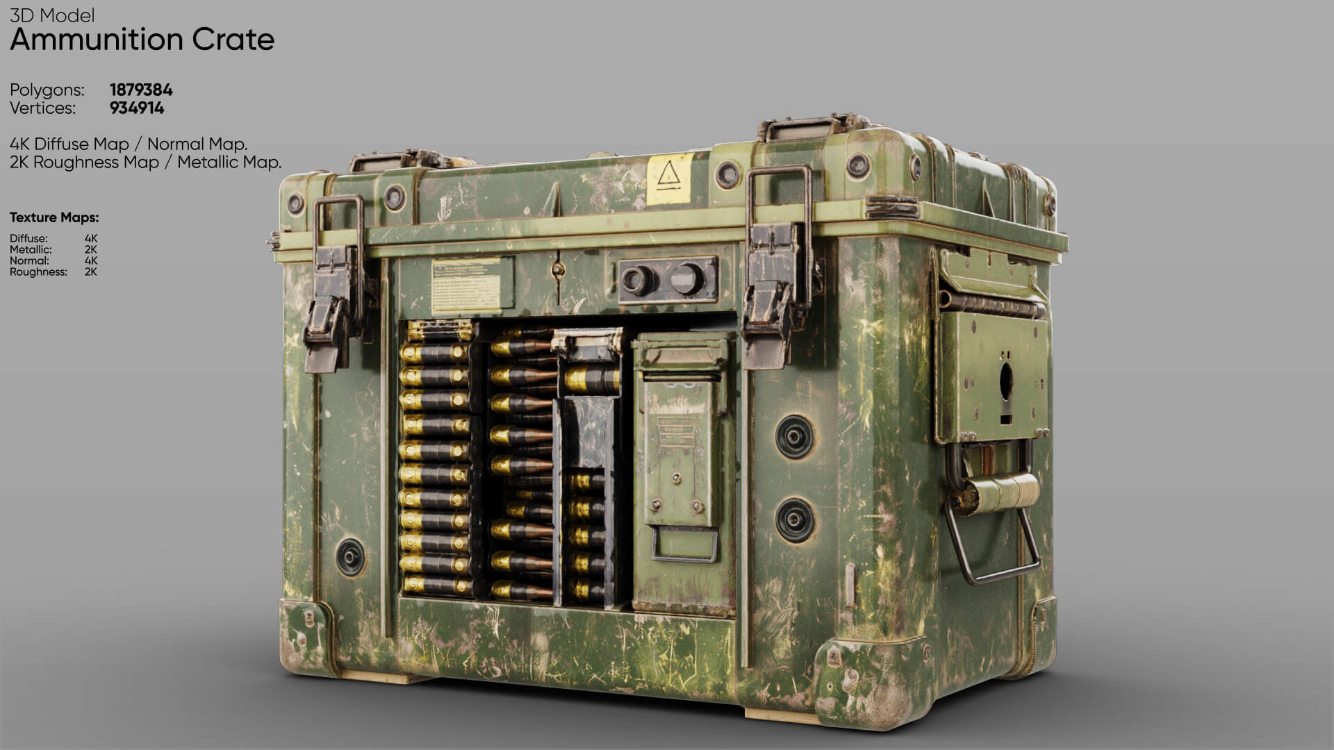 Ammunition Crate 3D Model