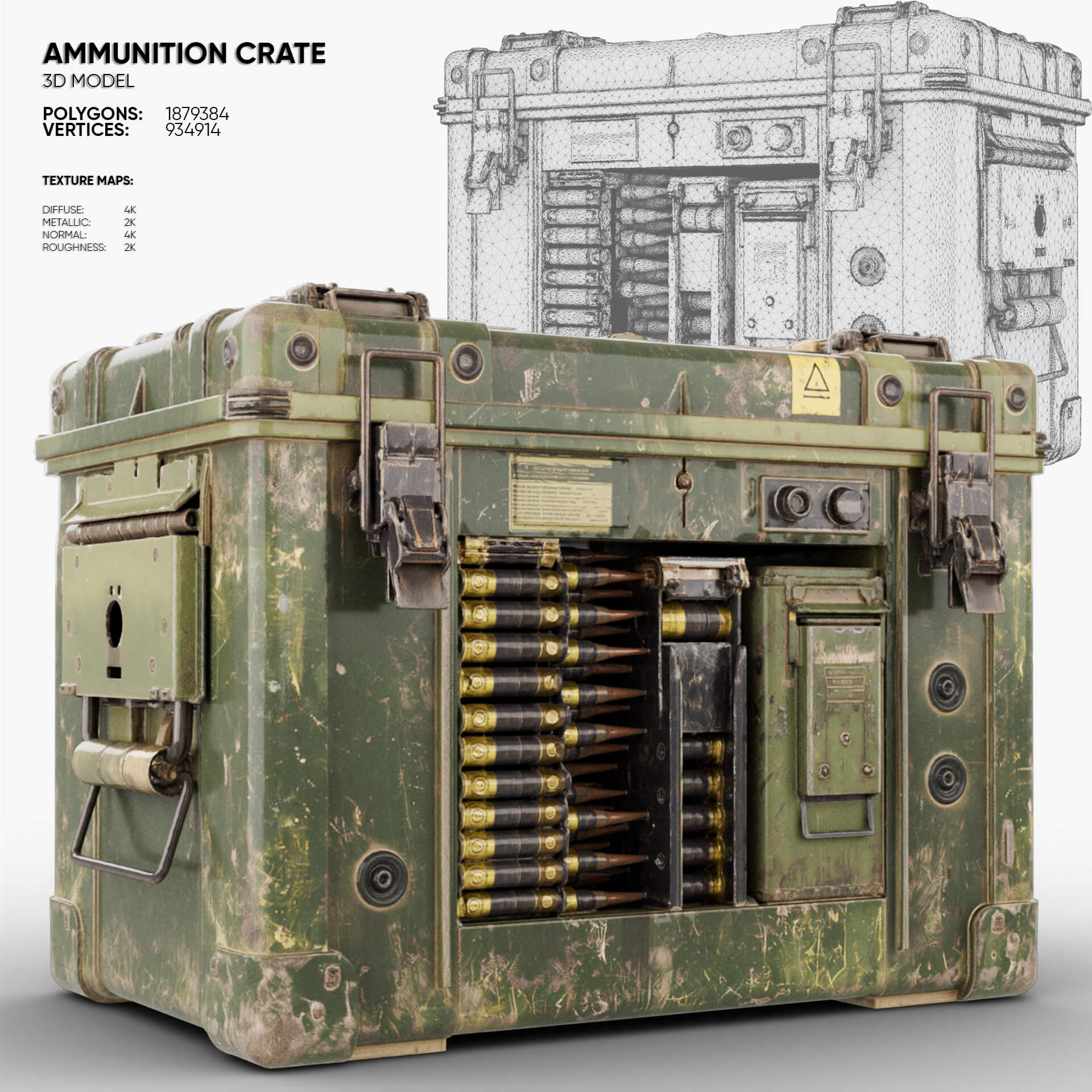 Ammunition Crate 3D Model