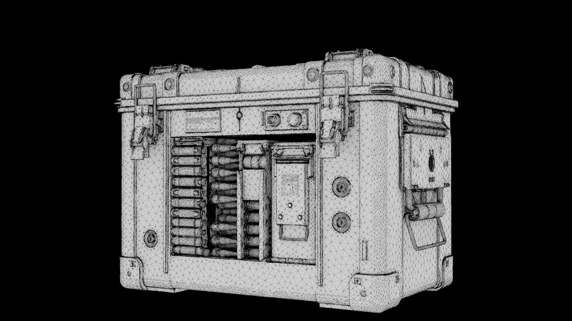 Ammunition Crate 3D Model