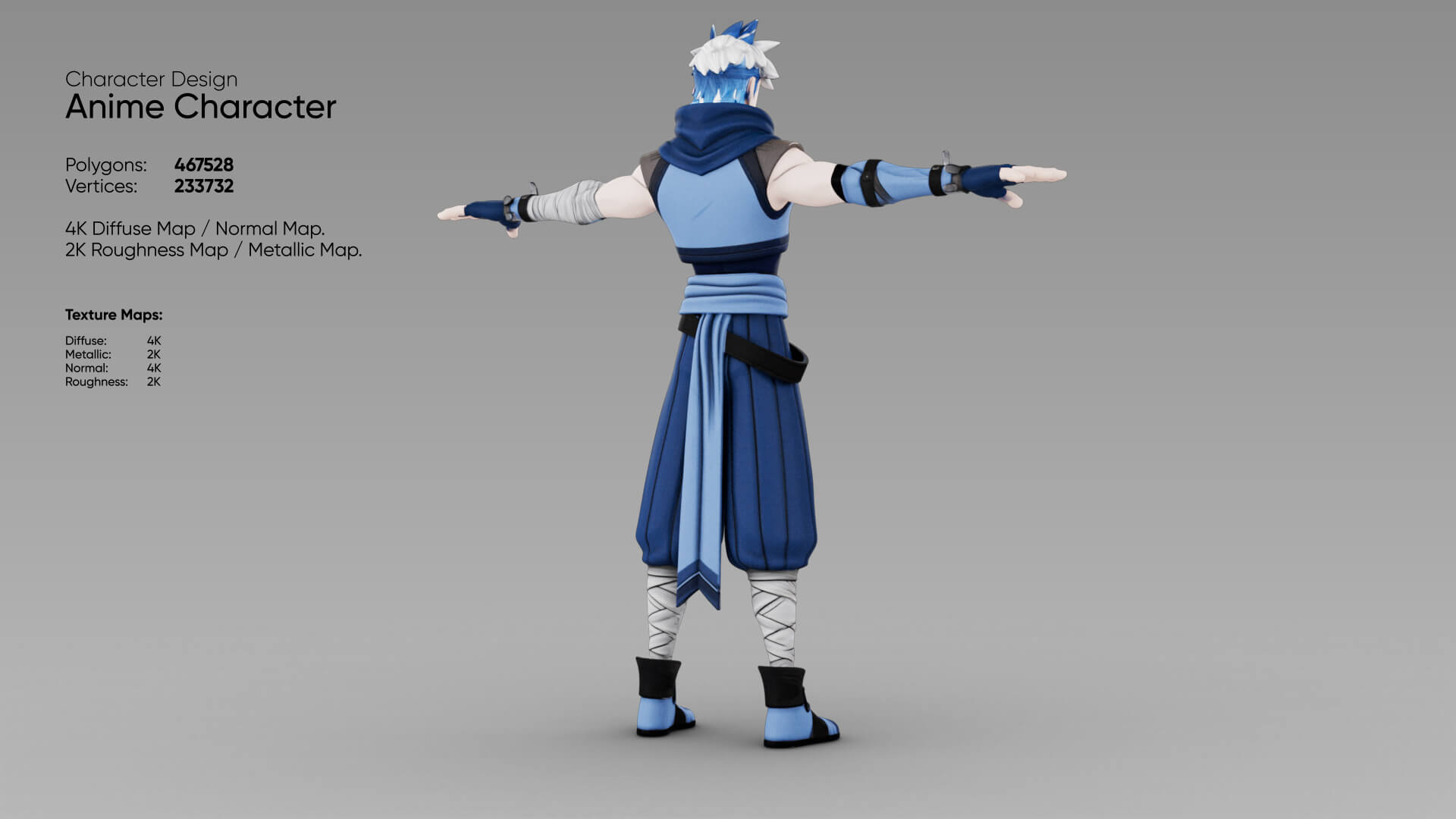 Anime Character 3D Model