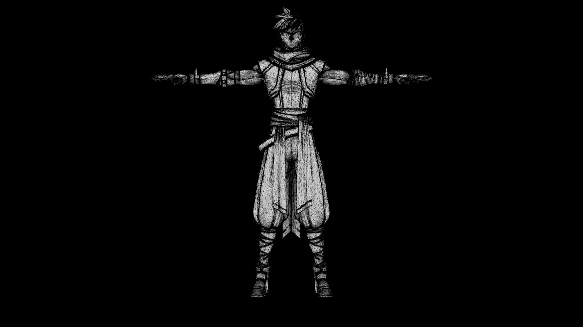 Anime Character 3D Model
