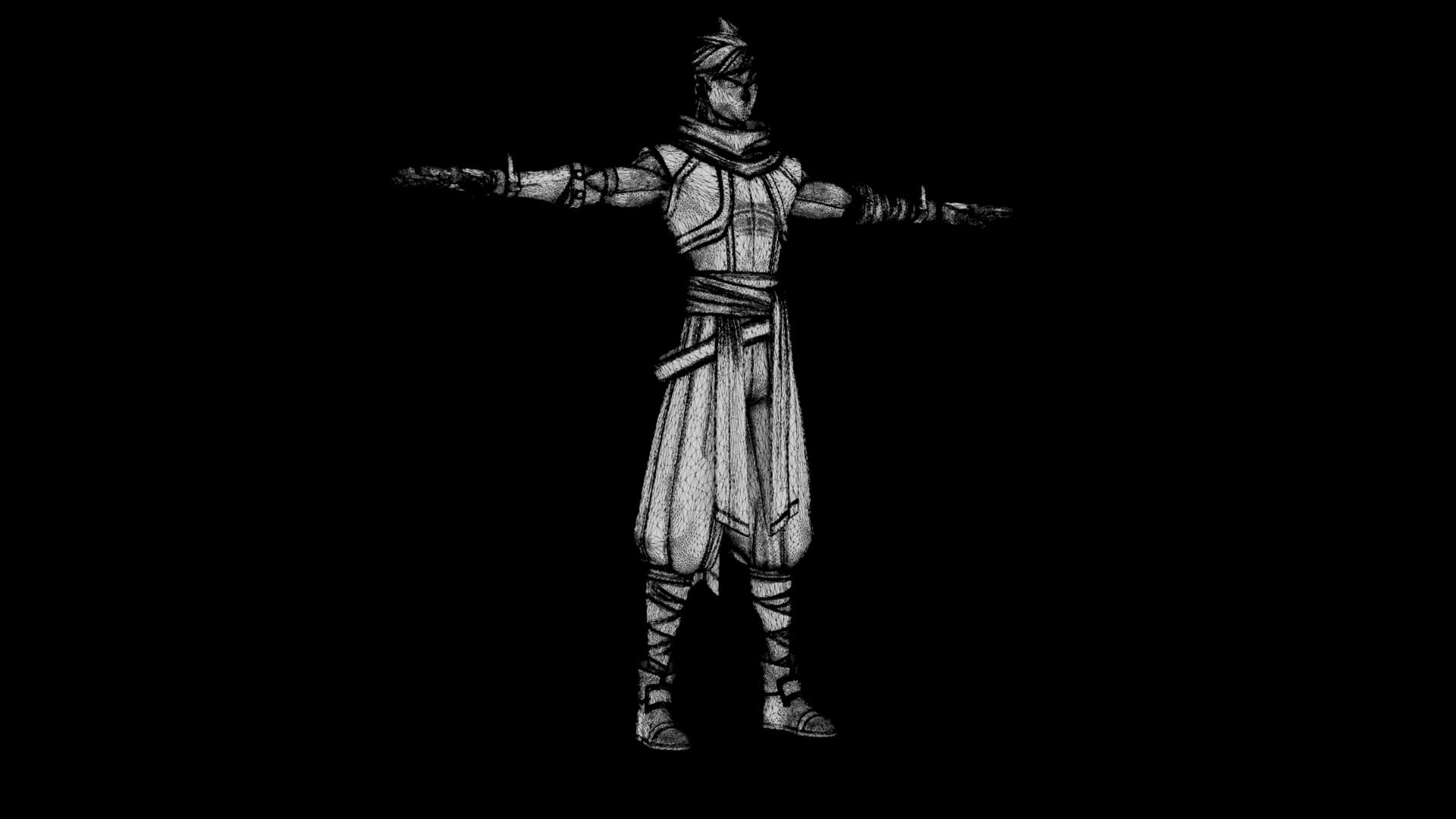 Anime Character 3D Model
