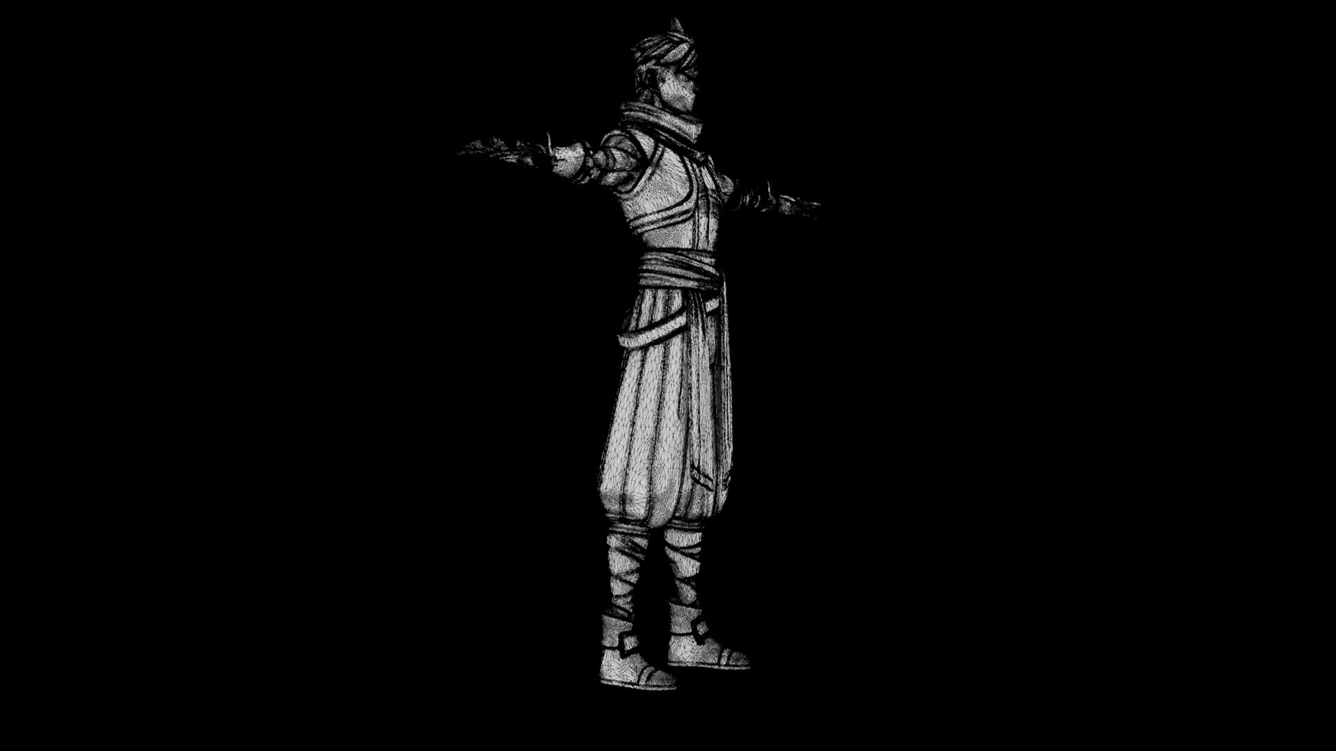 Anime Character 3D Model