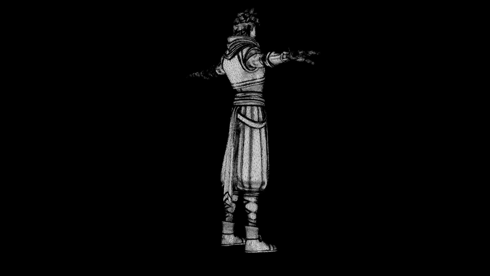 Anime Character 3D Model