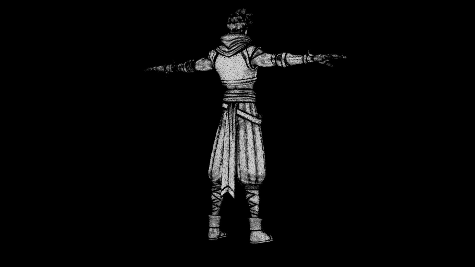 Anime Character 3D Model