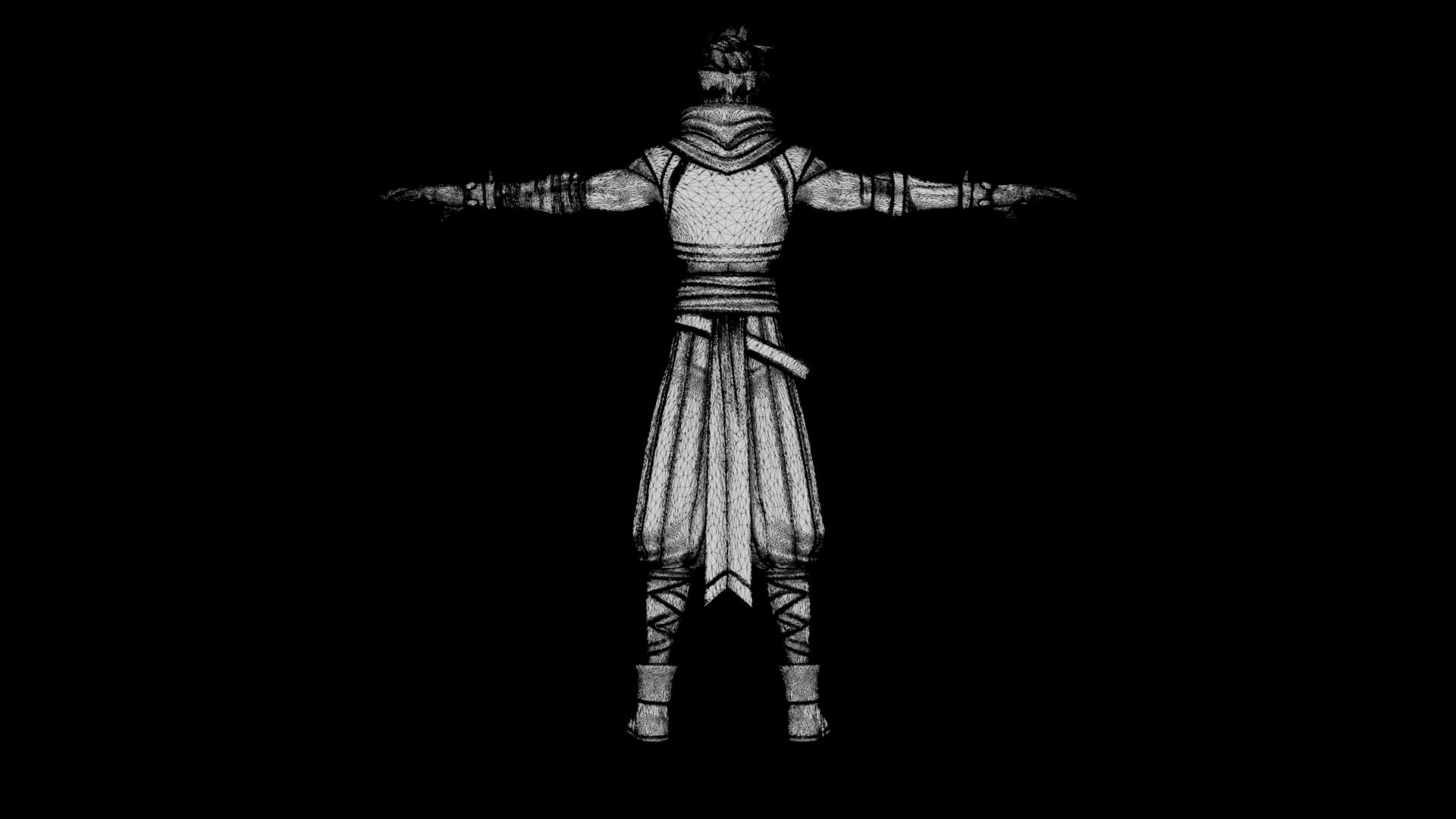 Anime Character 3D Model
